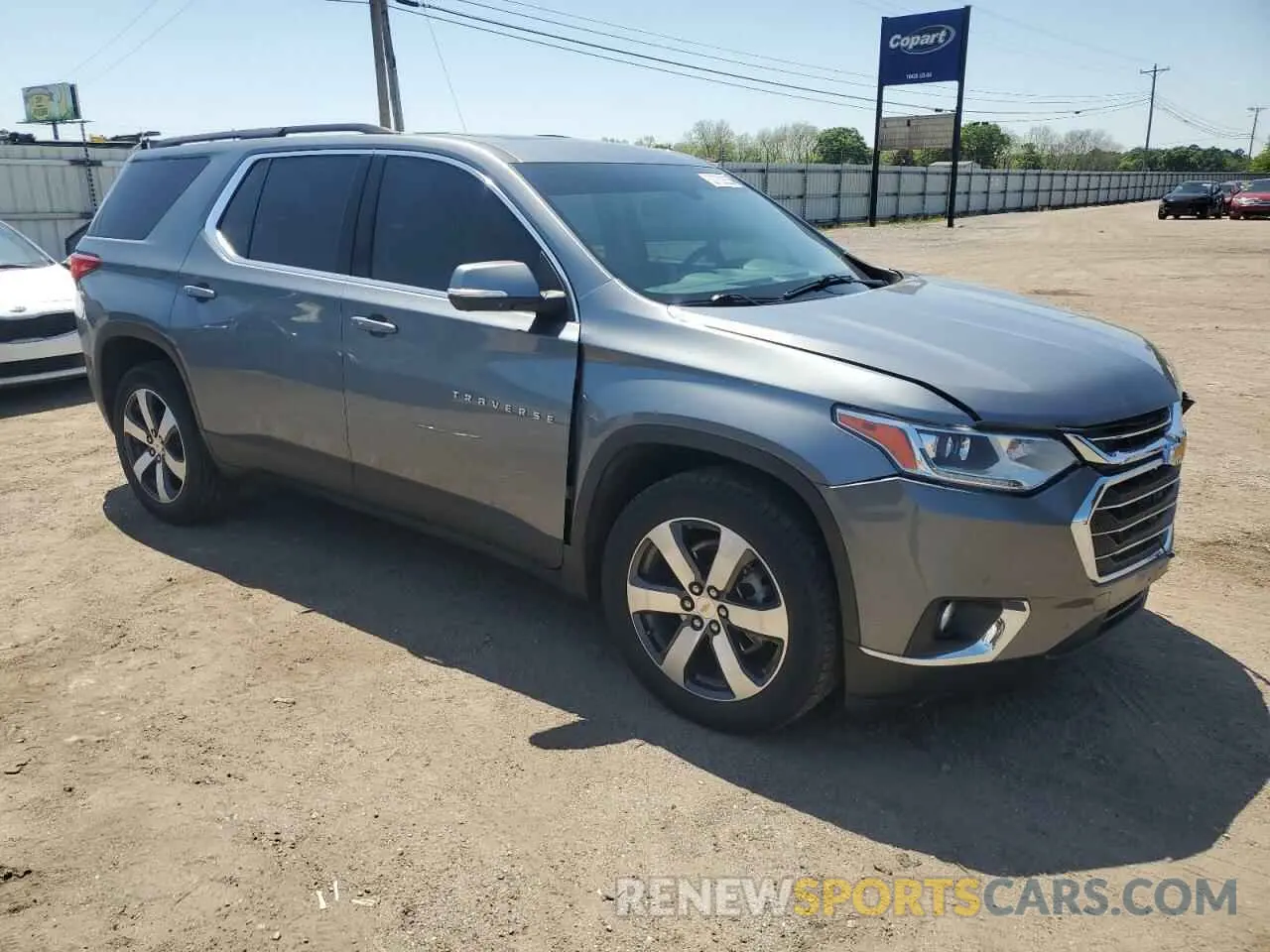 4 Photograph of a damaged car 1GNERHKW0MJ237915 CHEVROLET TRAVERSE 2021