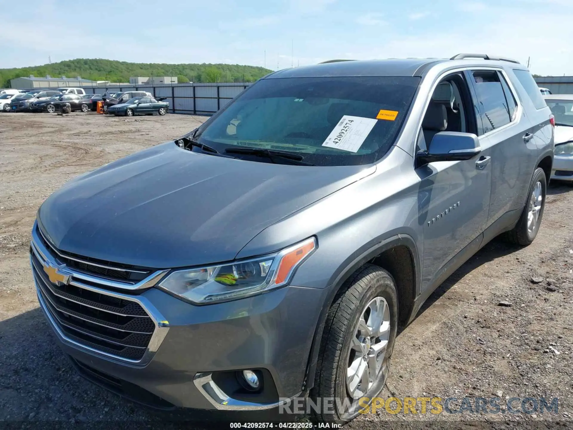 2 Photograph of a damaged car 1GNERHKW2MJ111197 CHEVROLET TRAVERSE 2021