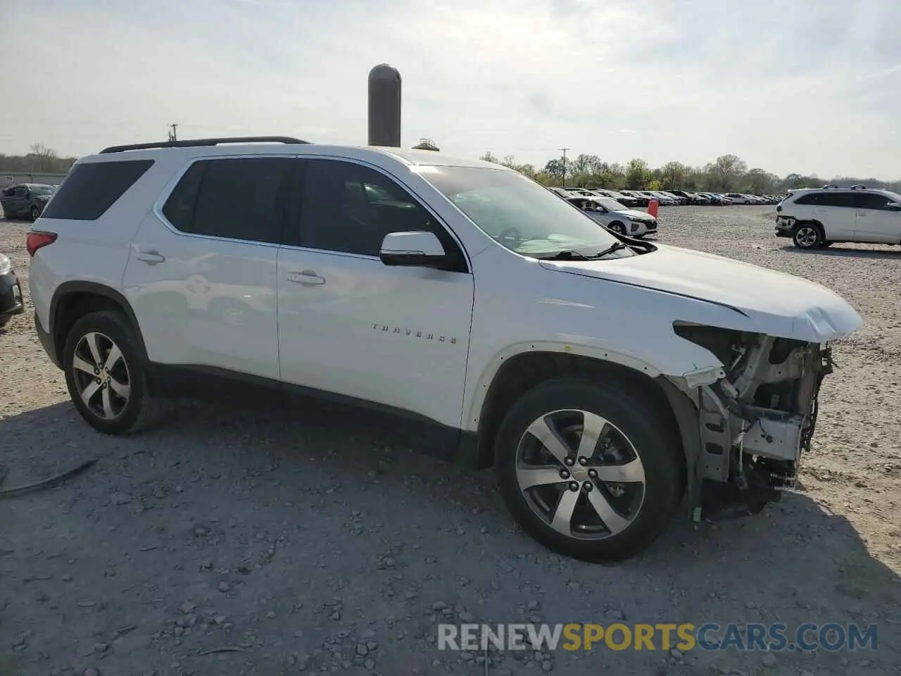 4 Photograph of a damaged car 1GNERHKW2MJ267014 CHEVROLET TRAVERSE 2021