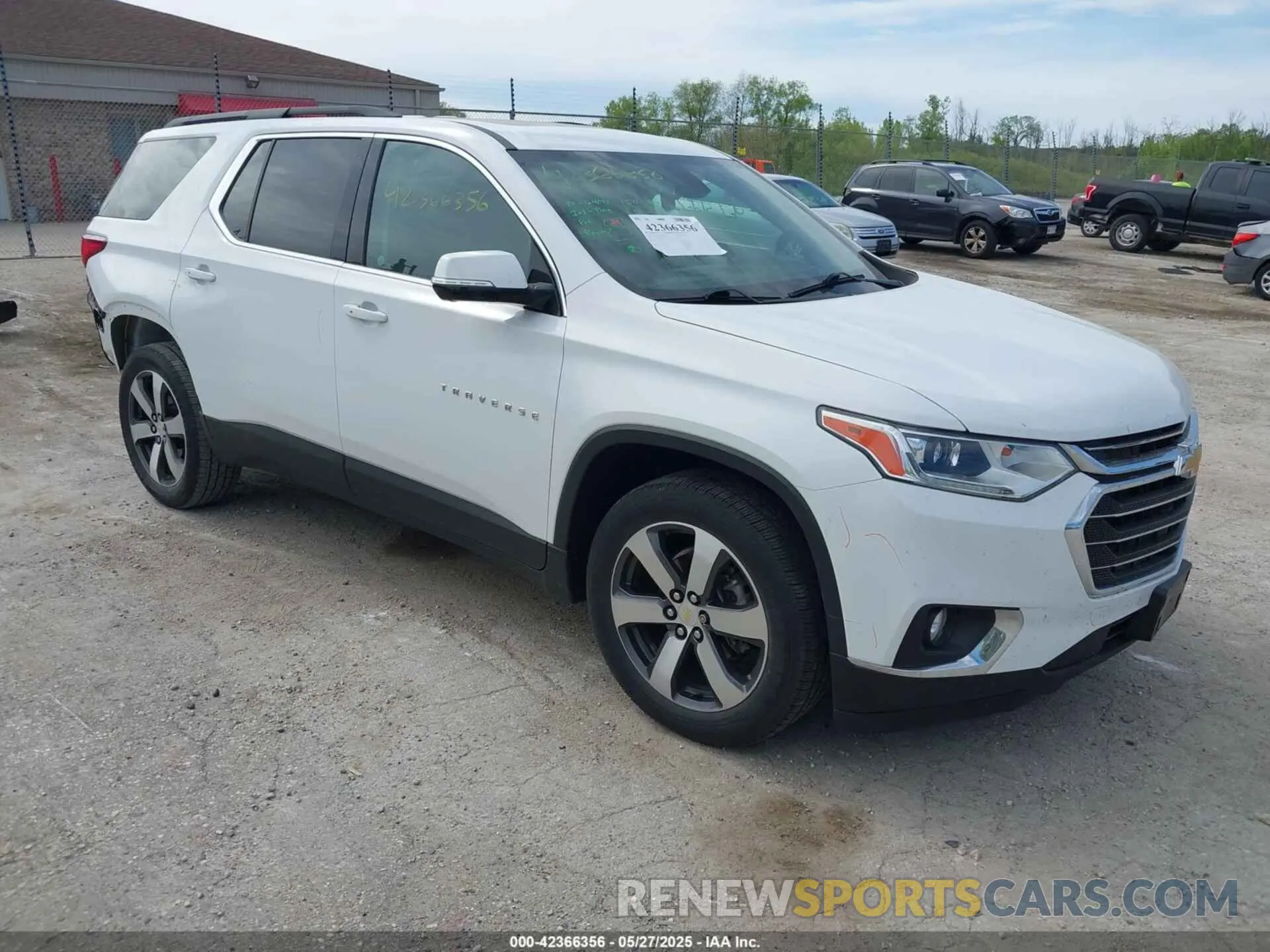 1 Photograph of a damaged car 1GNERHKW7MJ100177 CHEVROLET TRAVERSE 2021