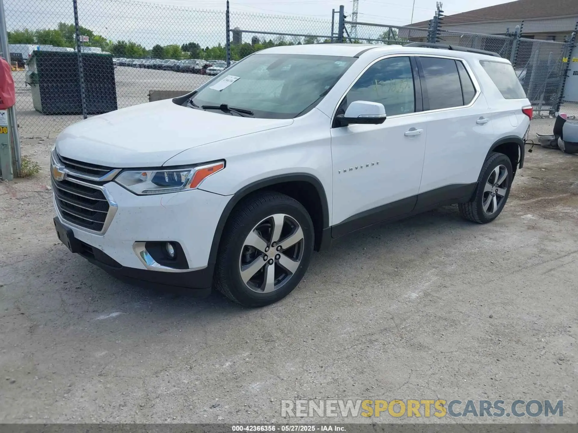 2 Photograph of a damaged car 1GNERHKW7MJ100177 CHEVROLET TRAVERSE 2021