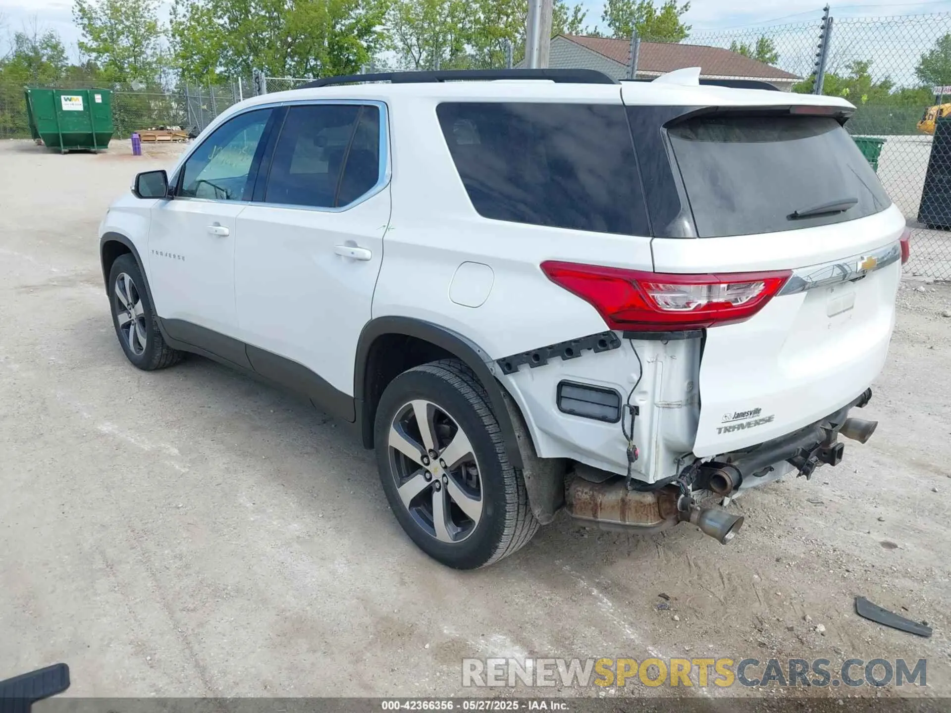 3 Photograph of a damaged car 1GNERHKW7MJ100177 CHEVROLET TRAVERSE 2021