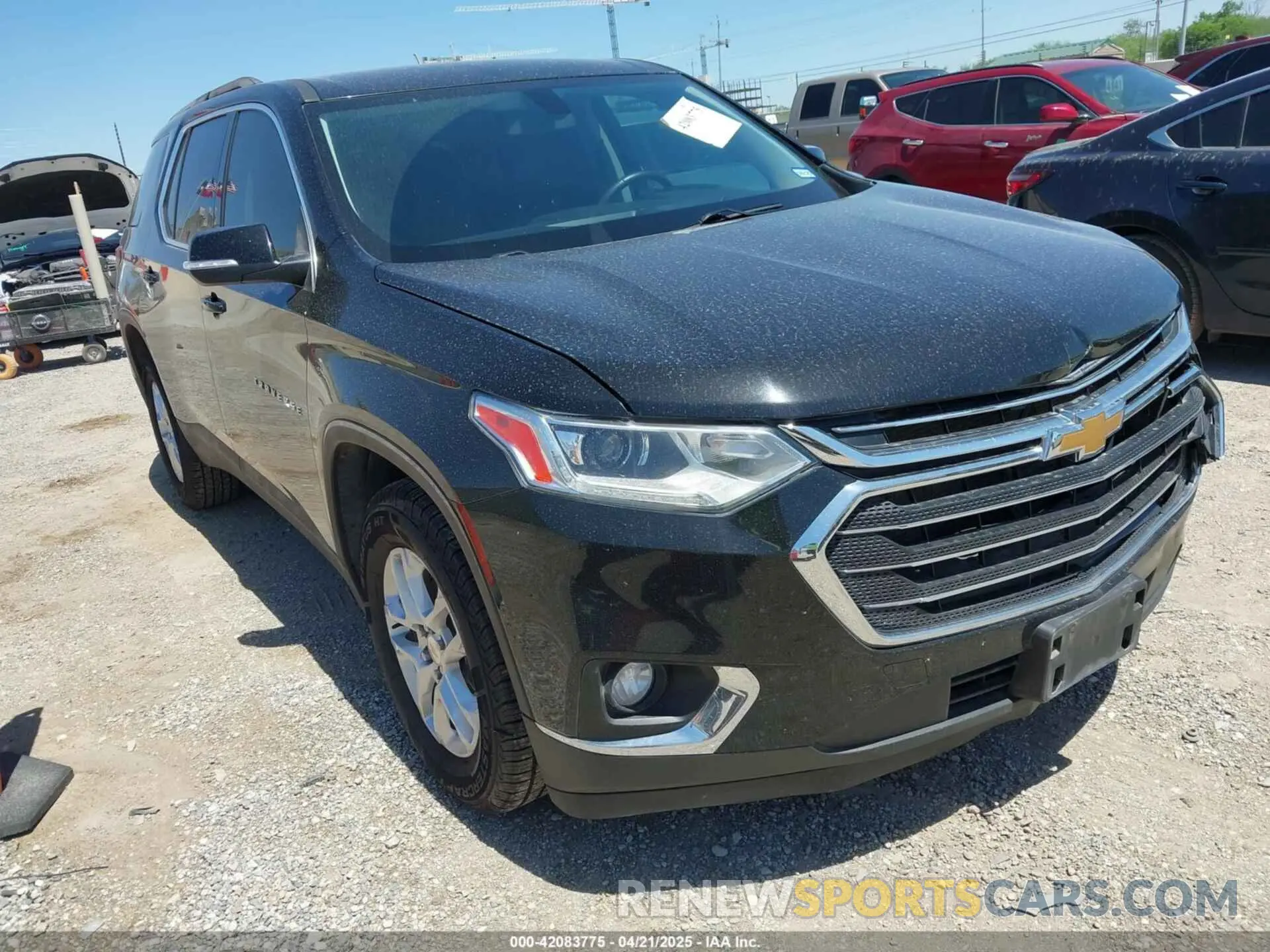 1 Photograph of a damaged car 1GNERHKW8MJ248984 CHEVROLET TRAVERSE 2021