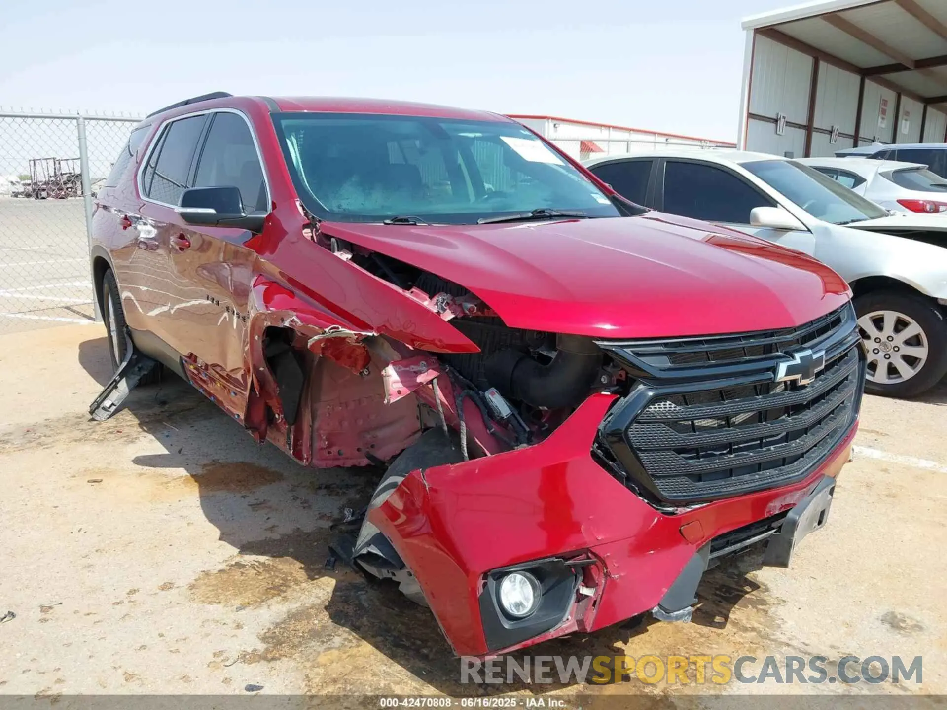 6 Photograph of a damaged car 1GNERHKW9MJ117918 CHEVROLET TRAVERSE 2021