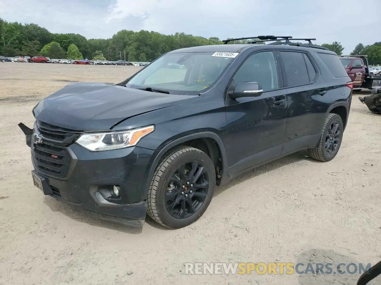 1 Photograph of a damaged car 1GNERJKW0MJ158770 CHEVROLET TRAVERSE 2021