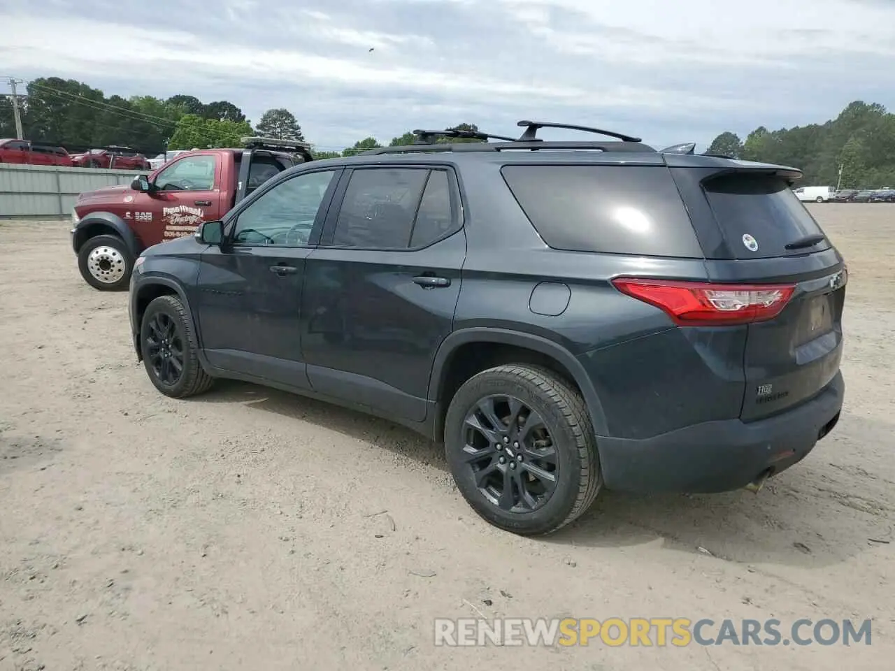 2 Photograph of a damaged car 1GNERJKW0MJ158770 CHEVROLET TRAVERSE 2021