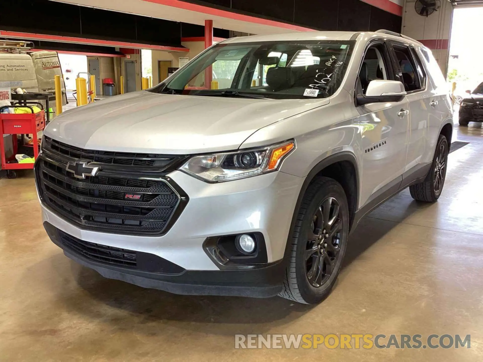 10 Photograph of a damaged car 1GNERJKW1MJ146014 CHEVROLET TRAVERSE 2021