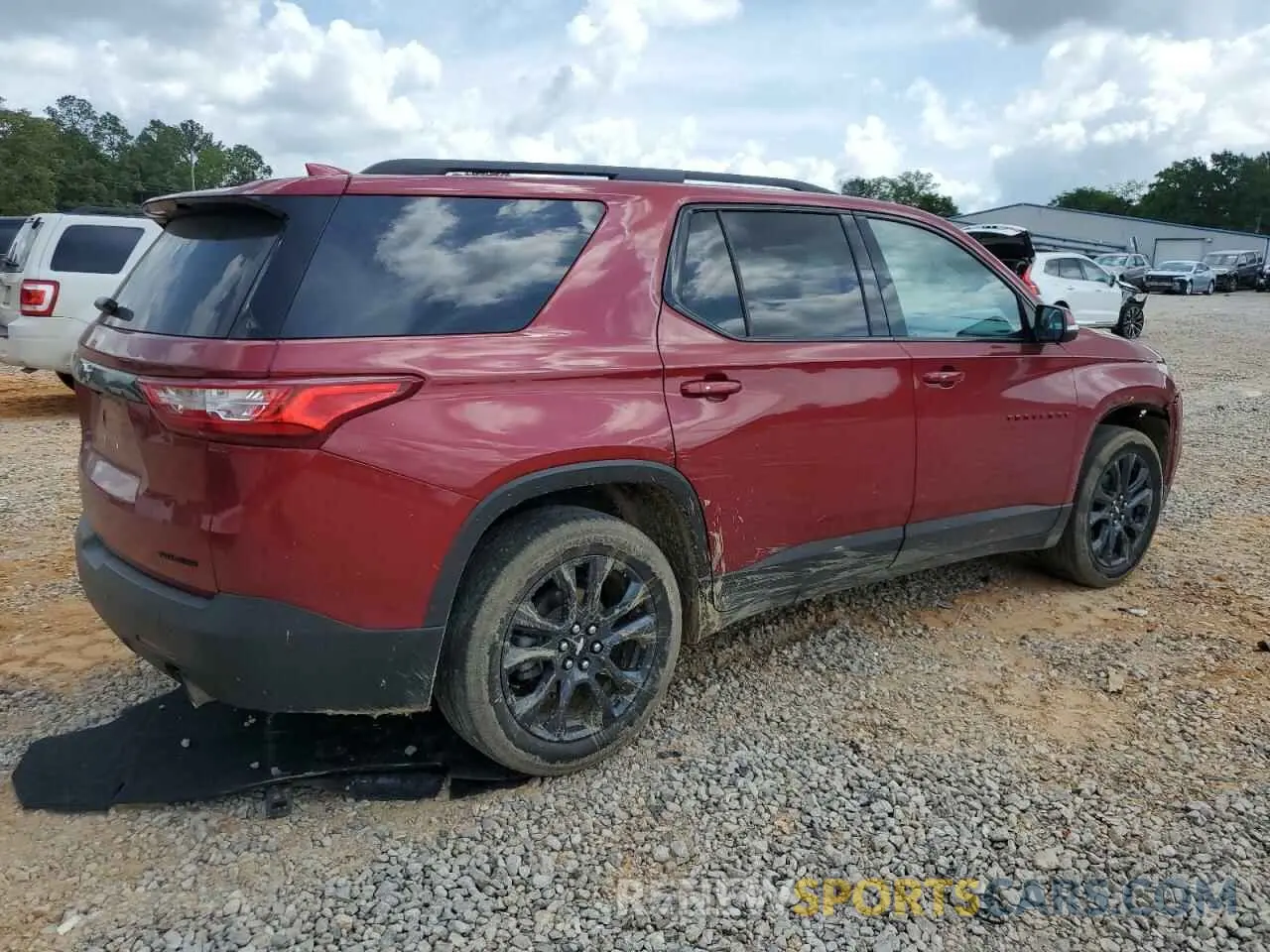 3 Photograph of a damaged car 1GNERJKW3MJ145379 CHEVROLET TRAVERSE 2021