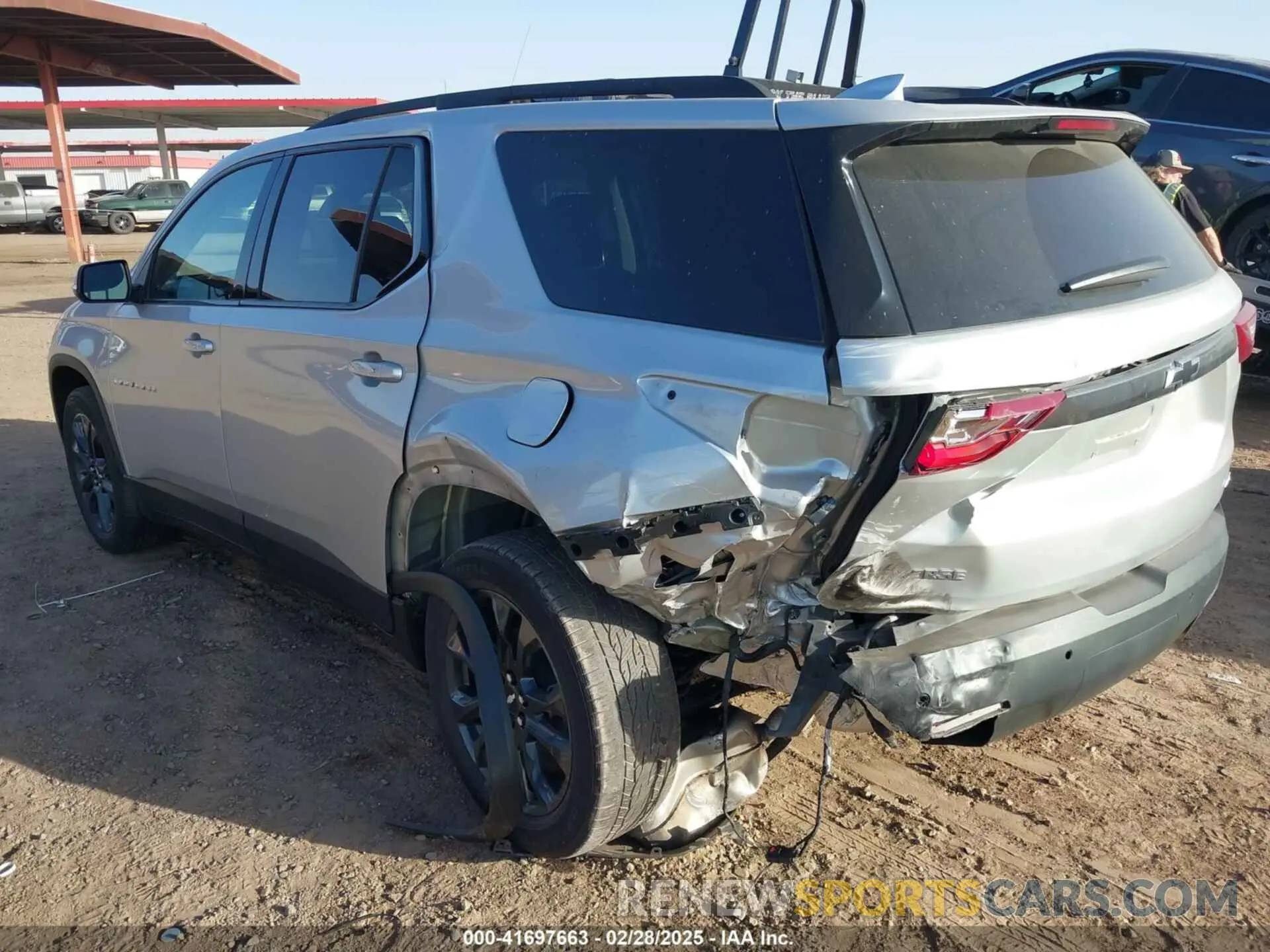 3 Photograph of a damaged car 1GNERJKW6MJ164170 CHEVROLET TRAVERSE 2021