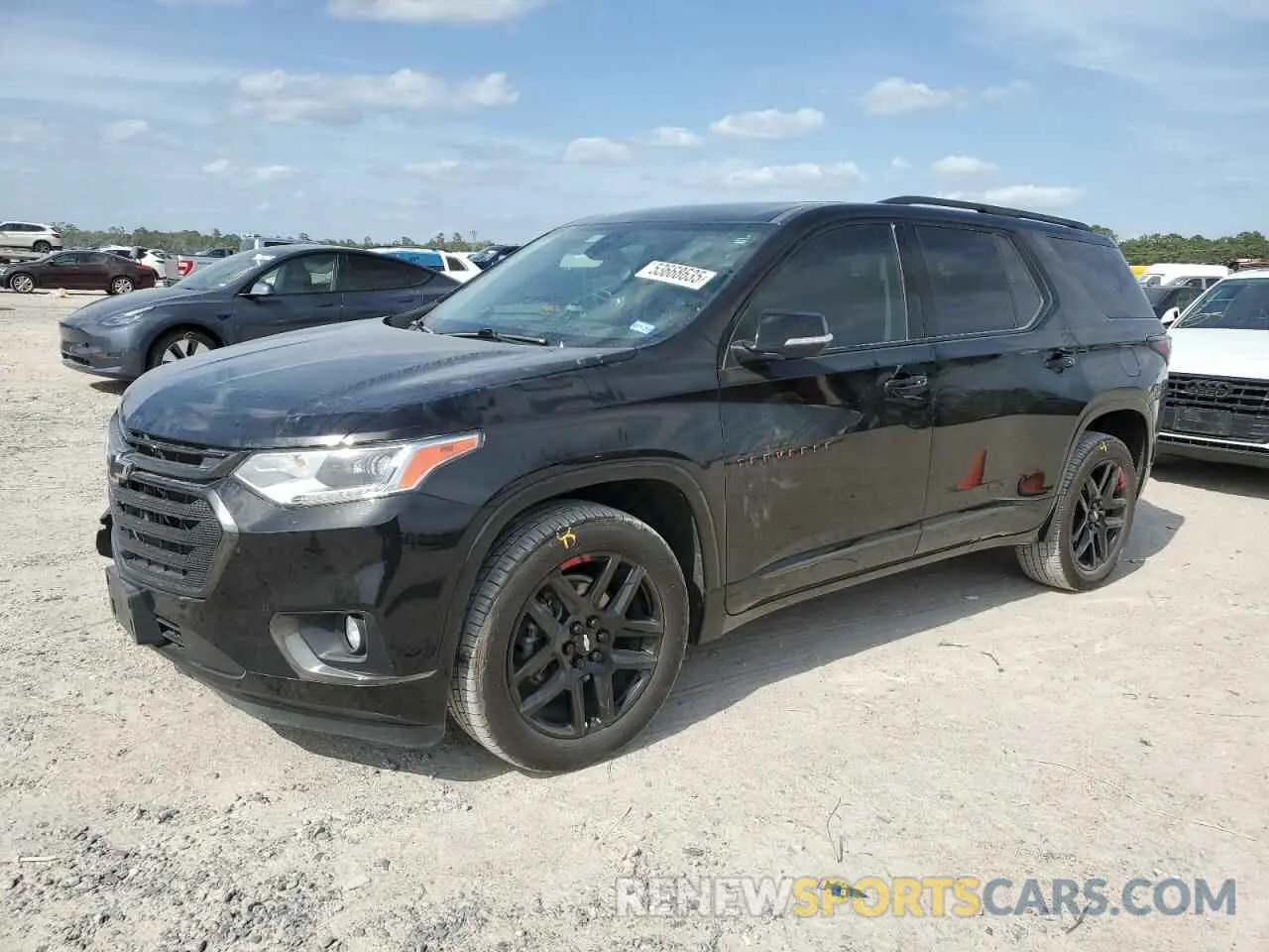 1 Photograph of a damaged car 1GNERKKW0MJ155132 CHEVROLET TRAVERSE 2021