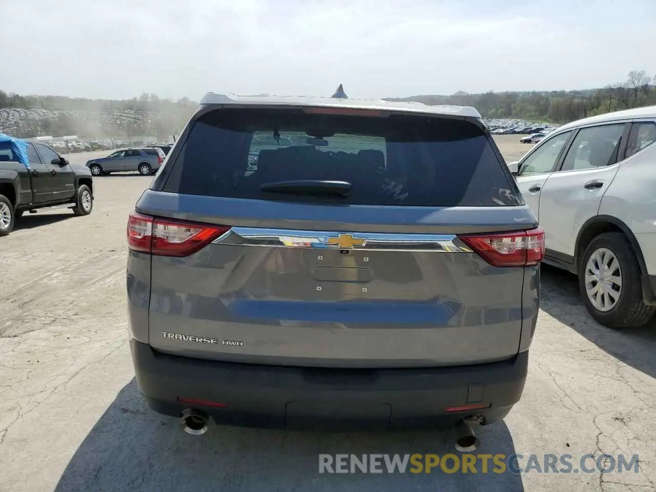 6 Photograph of a damaged car 1GNEVFKW4MJ140099 CHEVROLET TRAVERSE 2021