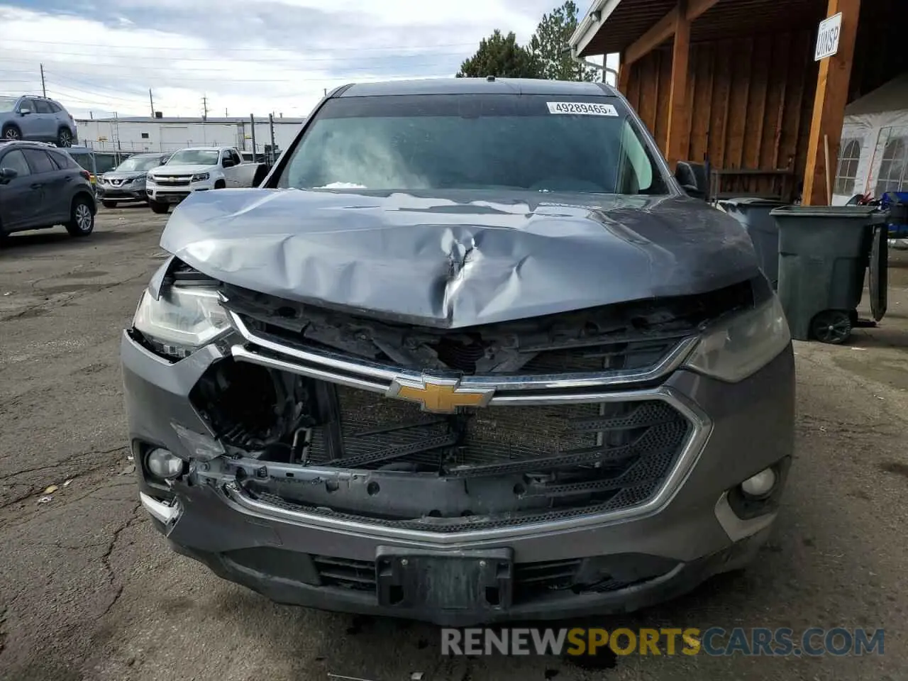 5 Photograph of a damaged car 1GNEVFKW4MJ148364 CHEVROLET TRAVERSE 2021