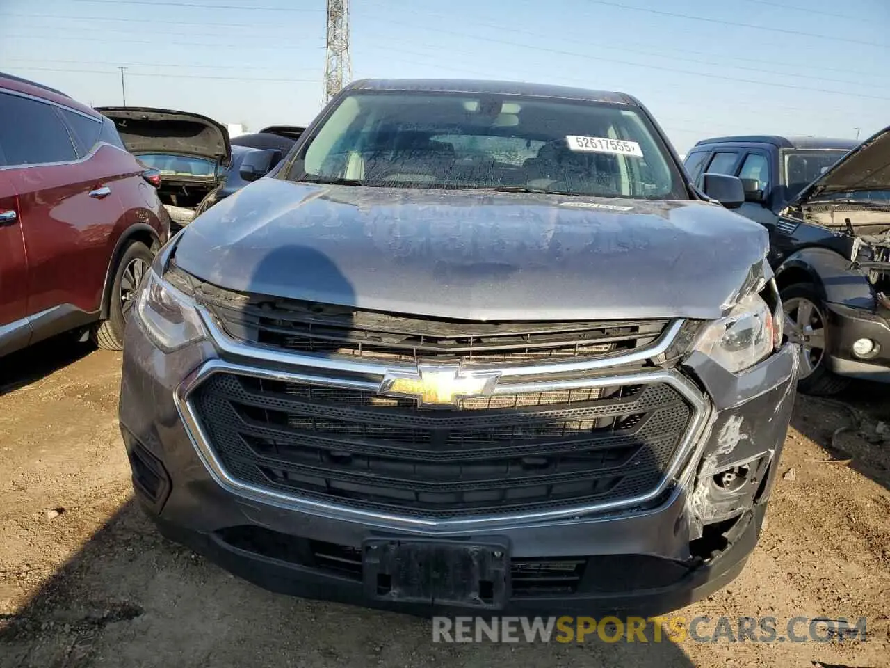 5 Photograph of a damaged car 1GNEVFKW8MJ109275 CHEVROLET TRAVERSE 2021