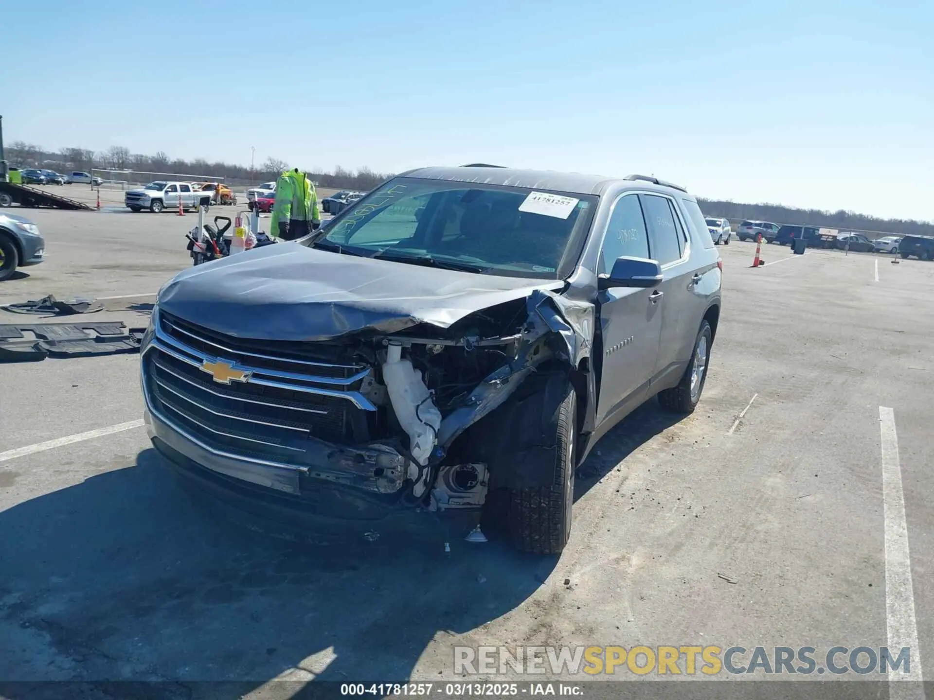 6 Photograph of a damaged car 1GNEVGKW1MJ197818 CHEVROLET TRAVERSE 2021