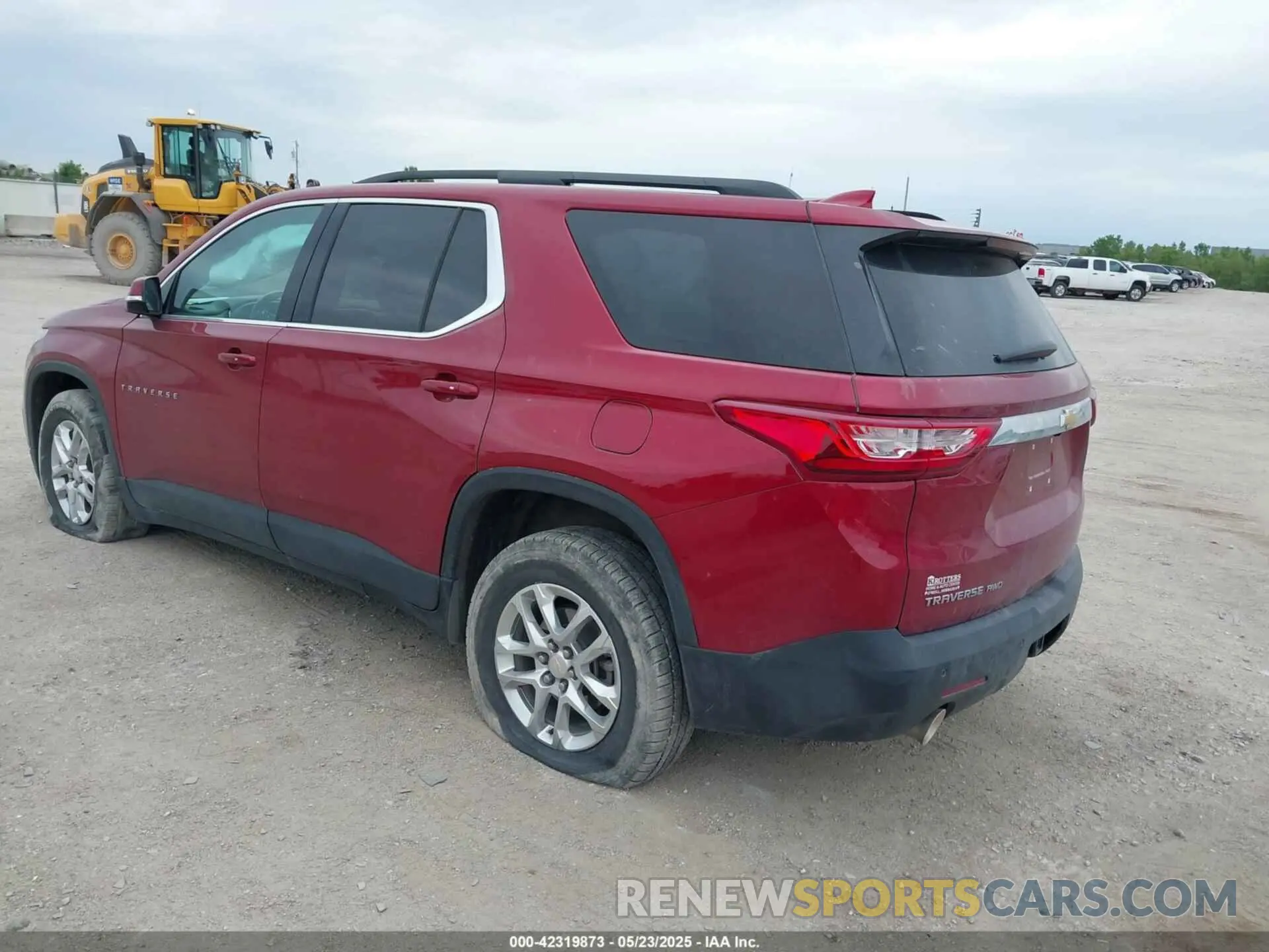 3 Photograph of a damaged car 1GNEVGKW2MJ110055 CHEVROLET TRAVERSE 2021