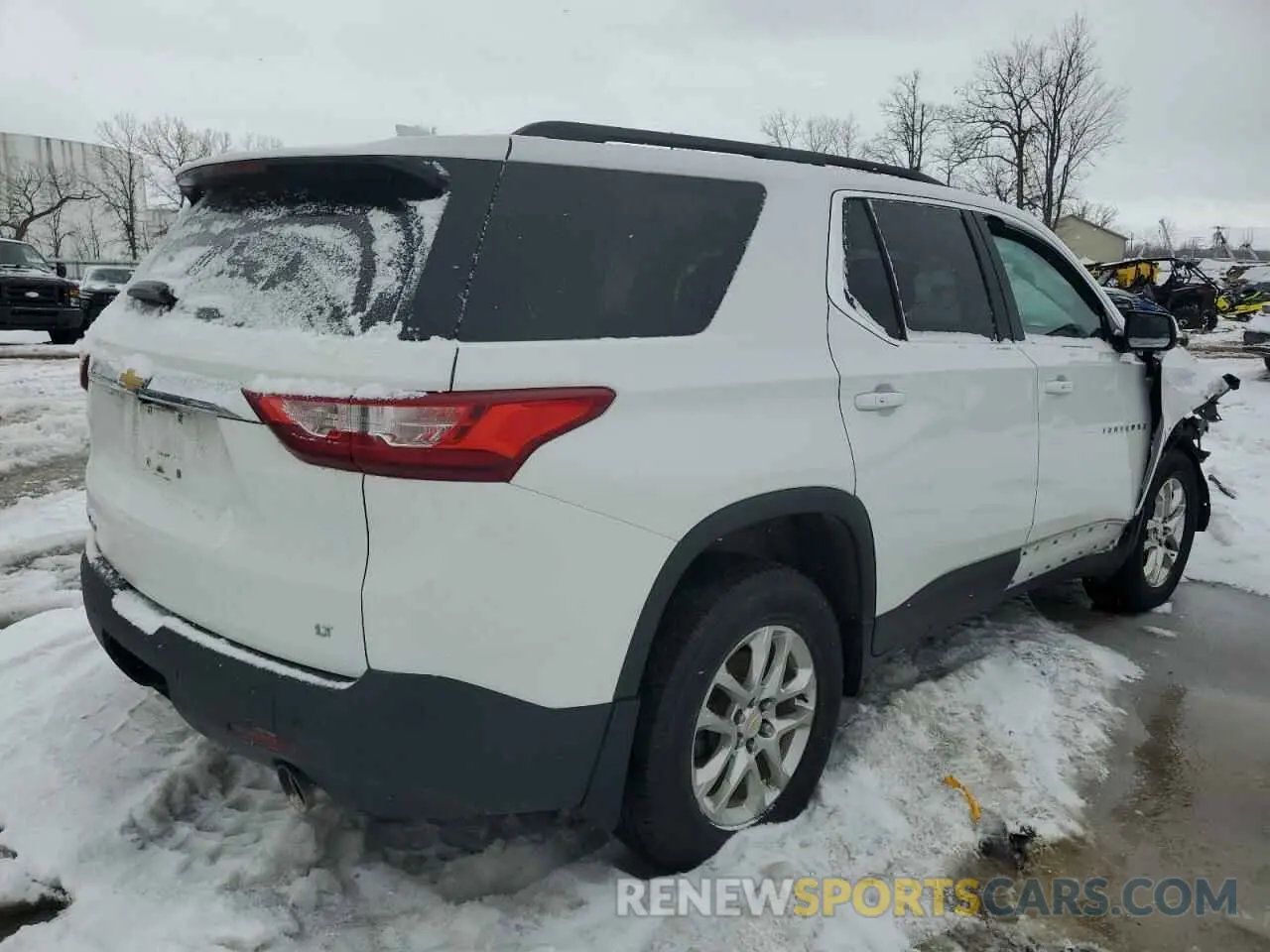 3 Photograph of a damaged car 1GNEVGKW2MJ112825 CHEVROLET TRAVERSE 2021