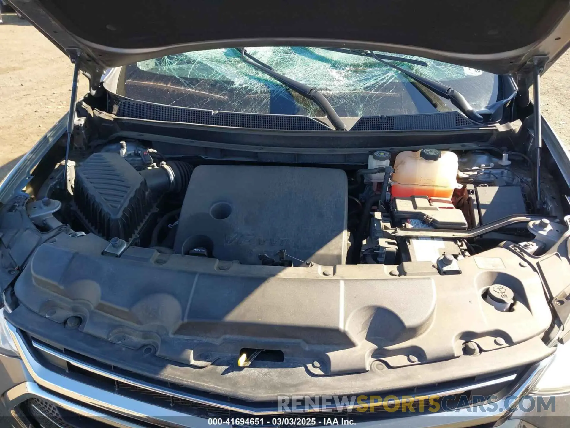 10 Photograph of a damaged car 1GNEVGKW2MJ146411 CHEVROLET TRAVERSE 2021