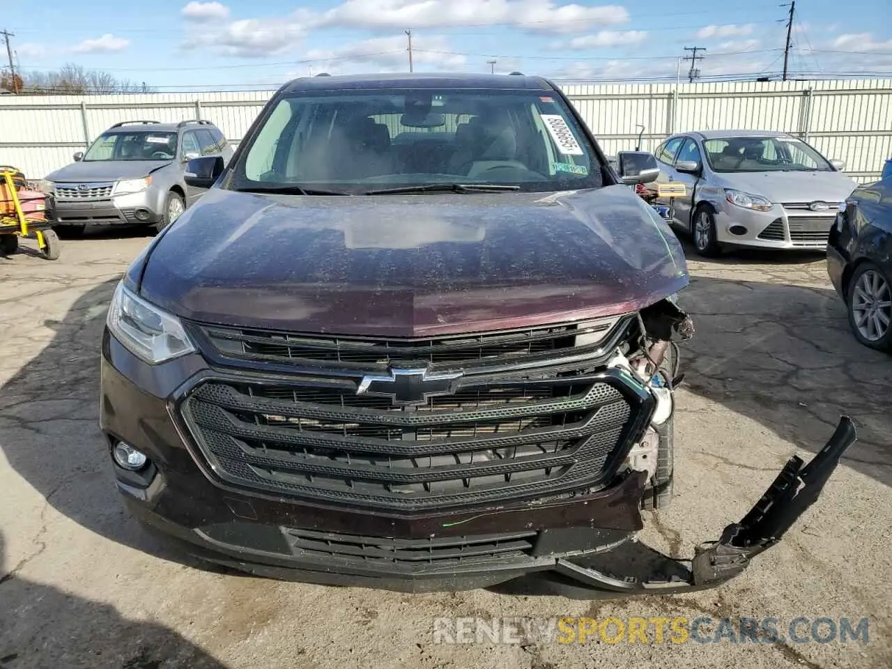 5 Photograph of a damaged car 1GNEVGKW2MJ257833 CHEVROLET TRAVERSE 2021