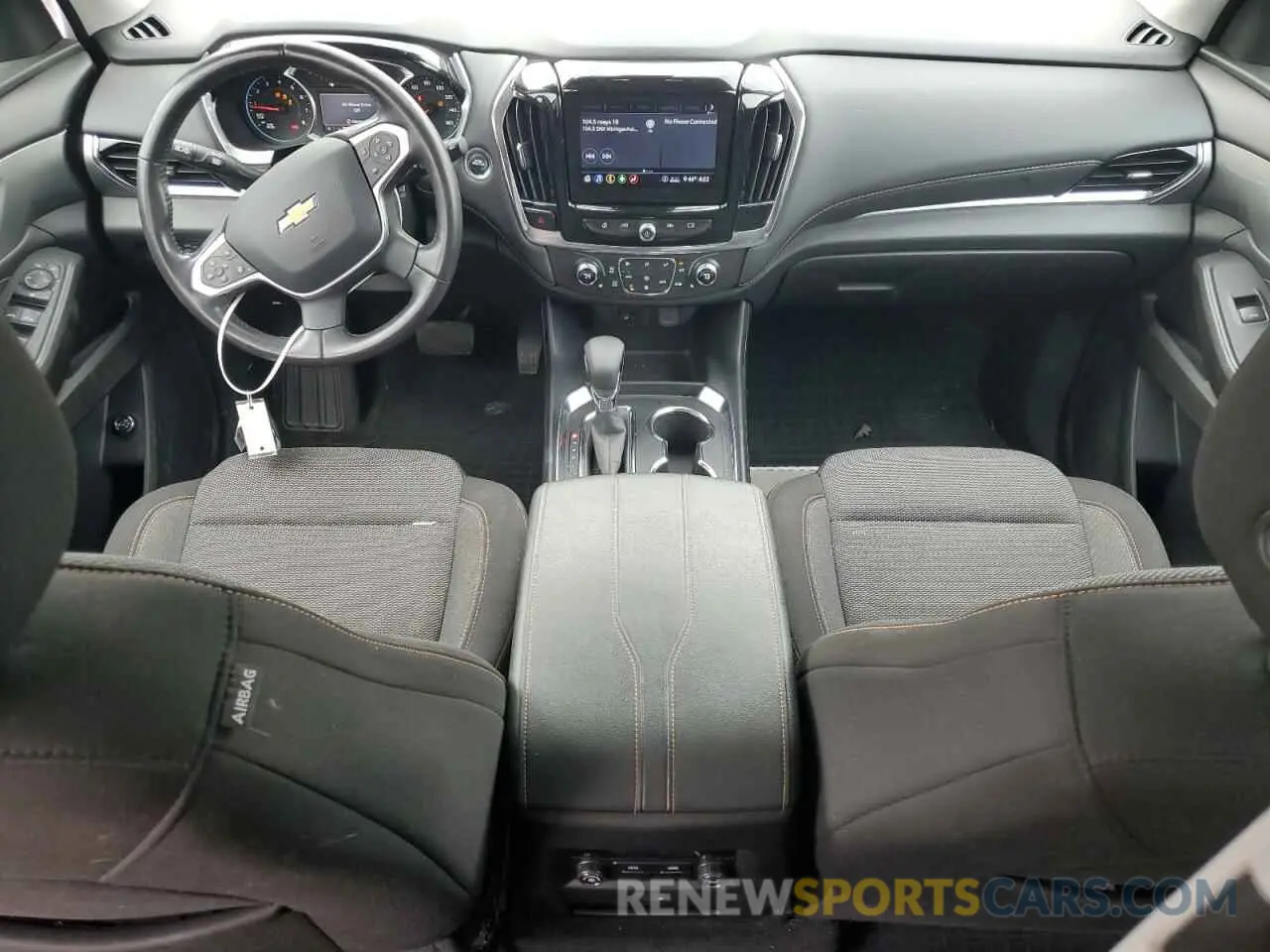 8 Photograph of a damaged car 1GNEVGKW3MJ135420 CHEVROLET TRAVERSE 2021