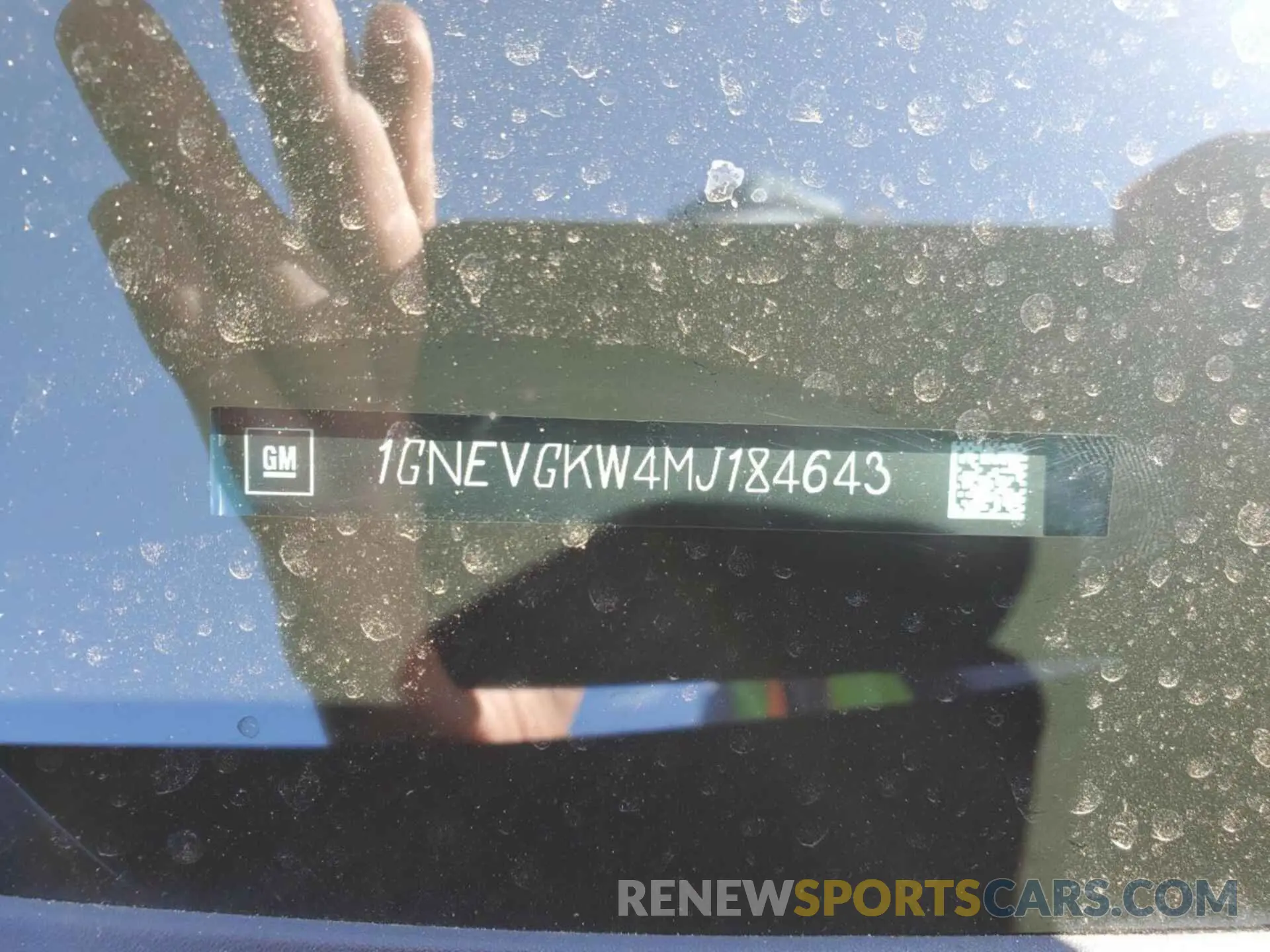 14 Photograph of a damaged car 1GNEVGKW4MJ184643 CHEVROLET TRAVERSE 2021