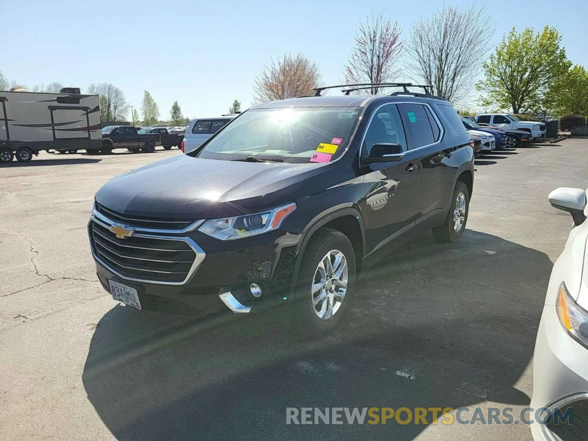 10 Photograph of a damaged car 1GNEVGKW4MJ188577 CHEVROLET TRAVERSE 2021