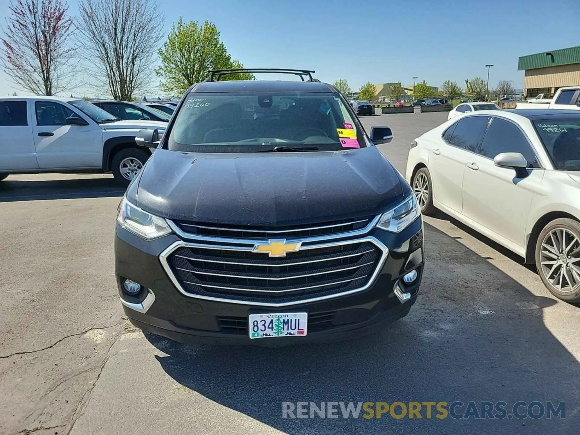 9 Photograph of a damaged car 1GNEVGKW4MJ188577 CHEVROLET TRAVERSE 2021