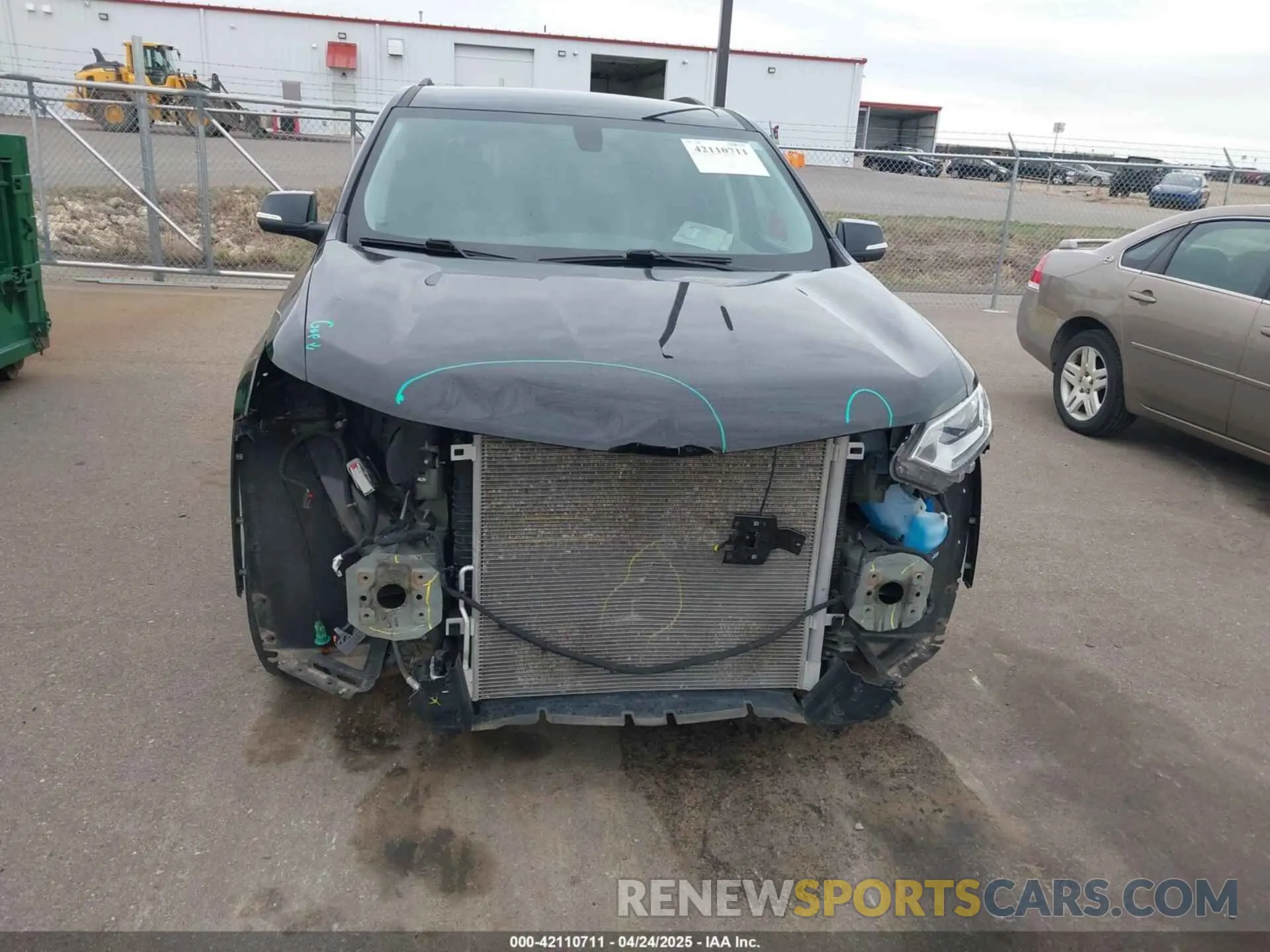 13 Photograph of a damaged car 1GNEVGKW6MJ202365 CHEVROLET TRAVERSE 2021