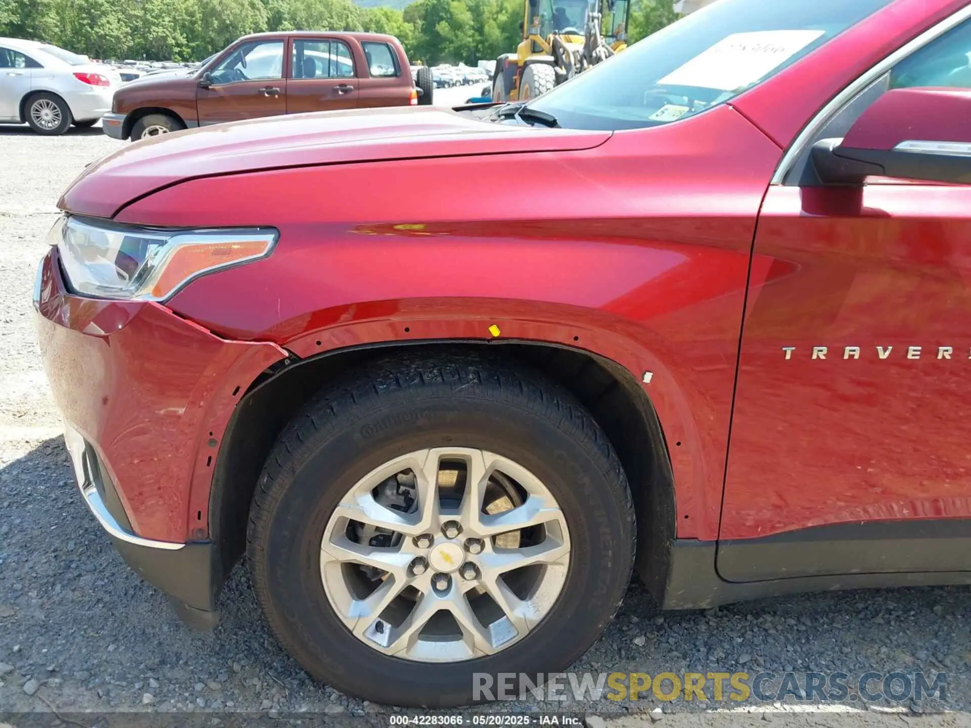 21 Photograph of a damaged car 1GNEVGKW7MJ171854 CHEVROLET TRAVERSE 2021