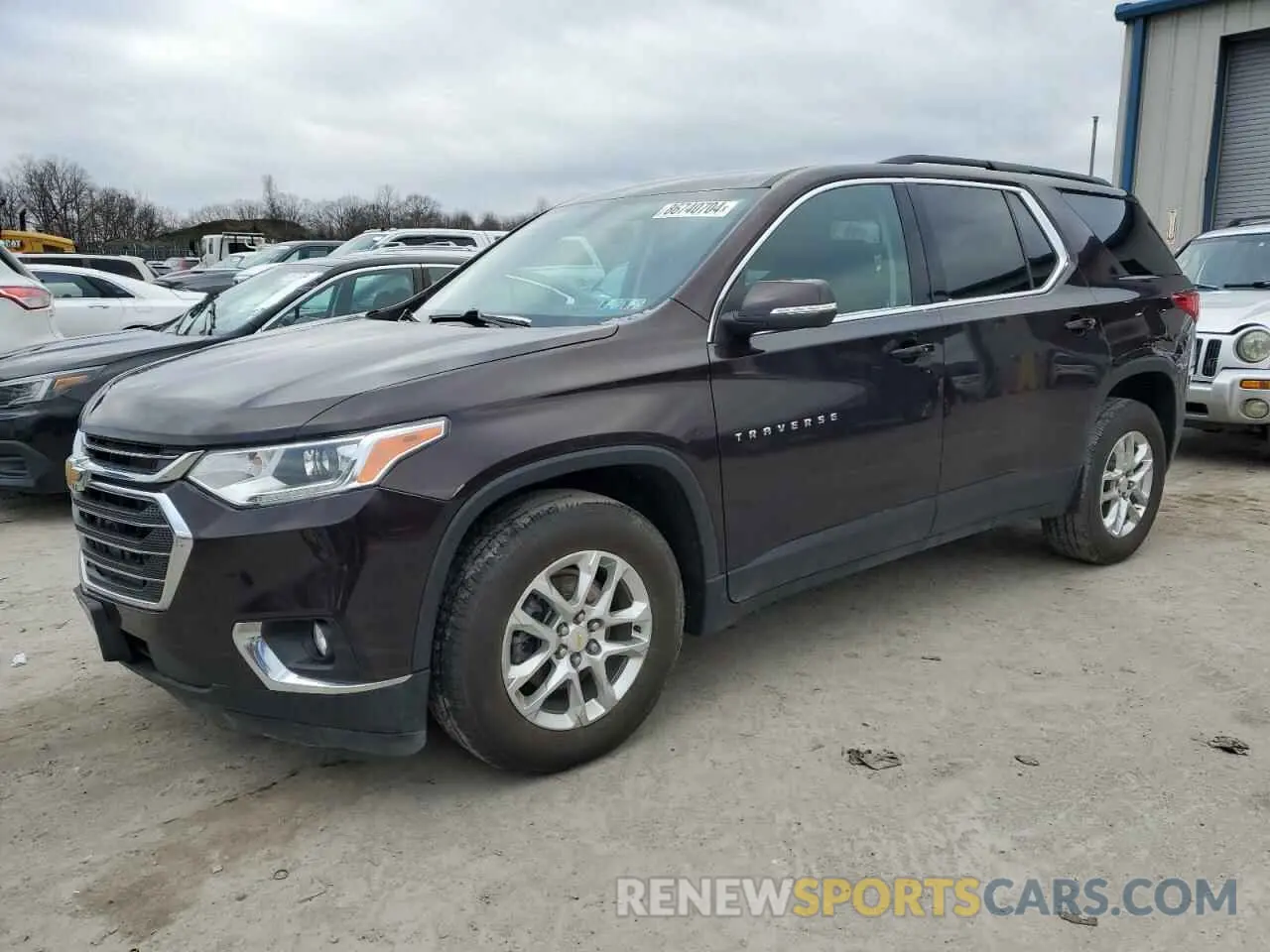 1 Photograph of a damaged car 1GNEVGKW8MJ113283 CHEVROLET TRAVERSE 2021