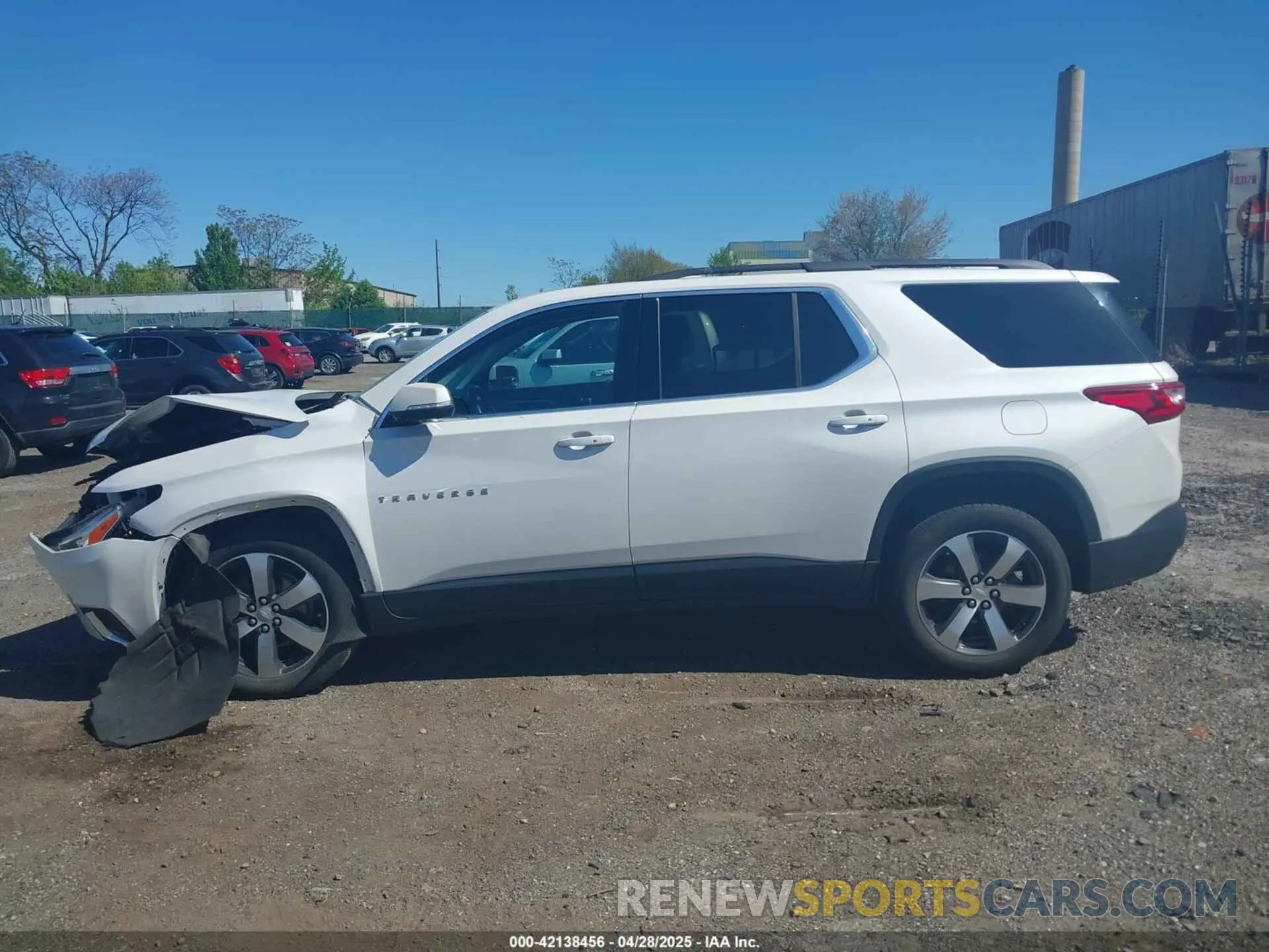 14 Photograph of a damaged car 1GNEVHKW3MJ151106 CHEVROLET TRAVERSE 2021
