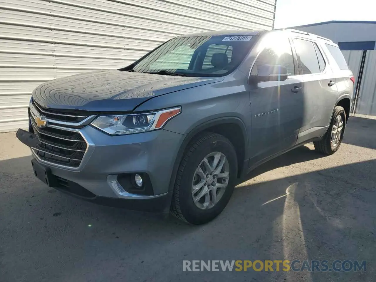 1 Photograph of a damaged car 1GNEVHKW4MJ185622 CHEVROLET TRAVERSE 2021