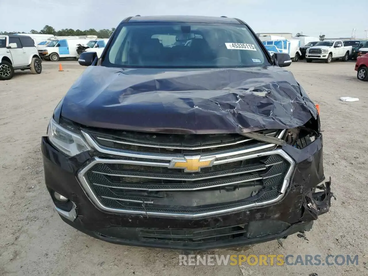 5 Photograph of a damaged car 1GNEVHKW6MJ211914 CHEVROLET TRAVERSE 2021