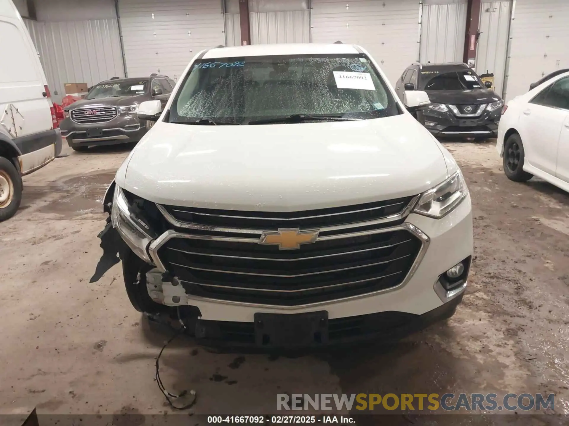 12 Photograph of a damaged car 1GNEVHKW7MJ100207 CHEVROLET TRAVERSE 2021