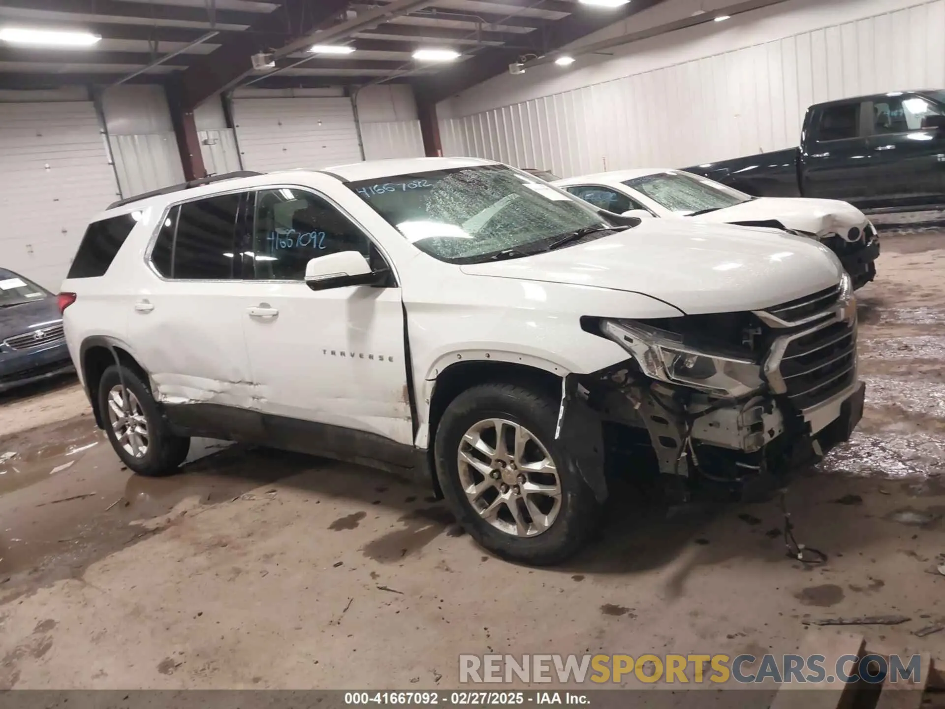 13 Photograph of a damaged car 1GNEVHKW7MJ100207 CHEVROLET TRAVERSE 2021
