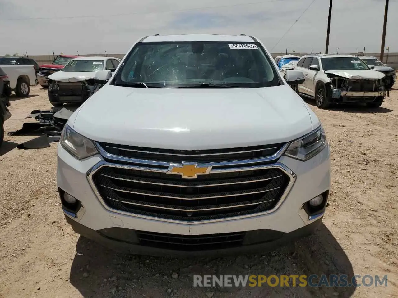 5 Photograph of a damaged car 1GNEVHKW7MJ166188 CHEVROLET TRAVERSE 2021