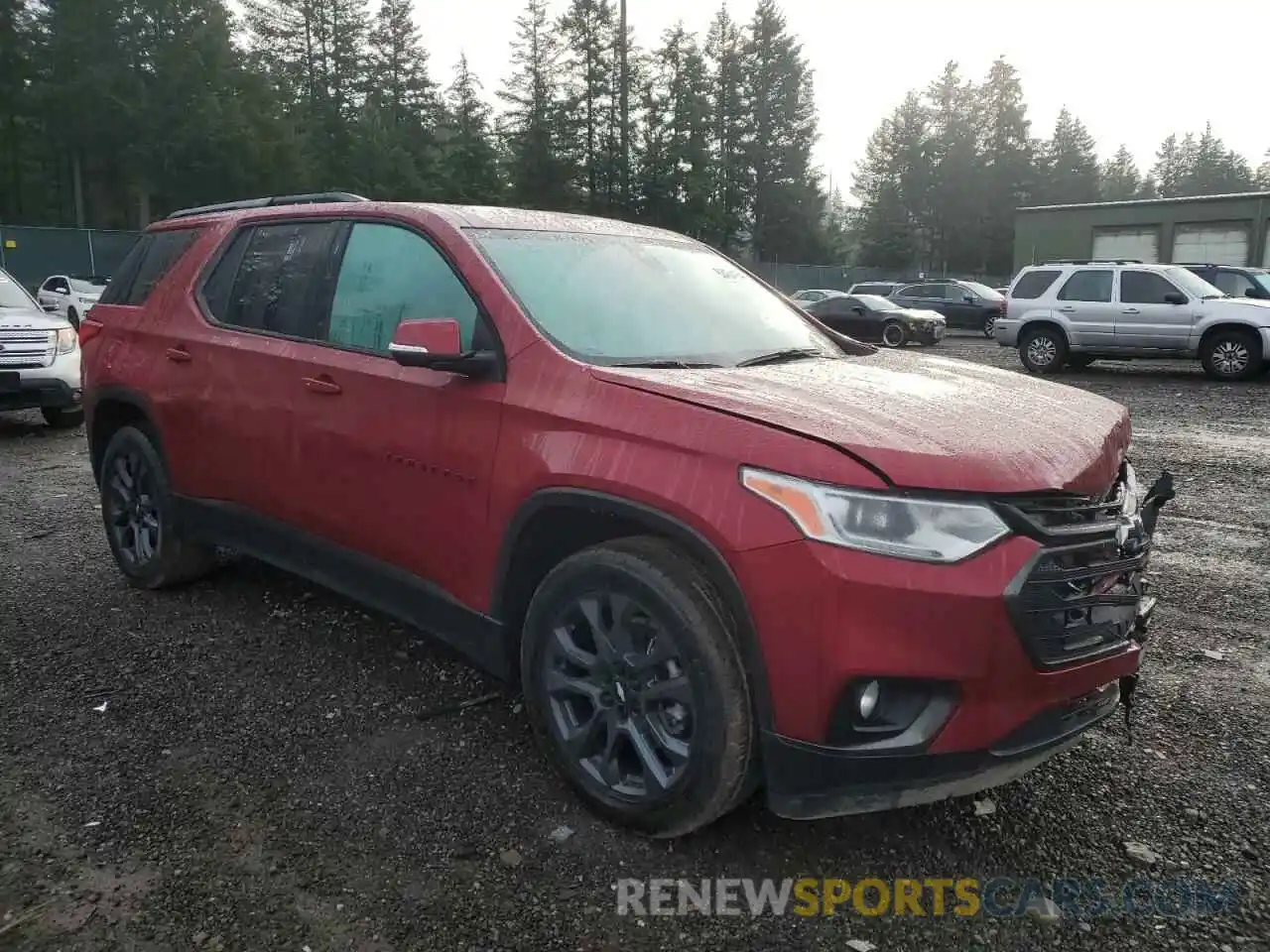 4 Photograph of a damaged car 1GNEVJKW0MJ127529 CHEVROLET TRAVERSE 2021