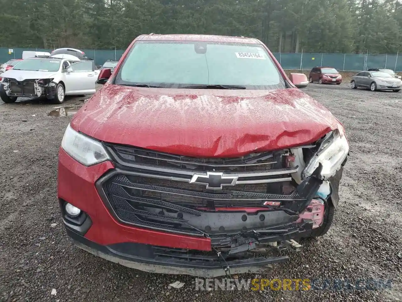 5 Photograph of a damaged car 1GNEVJKW0MJ127529 CHEVROLET TRAVERSE 2021