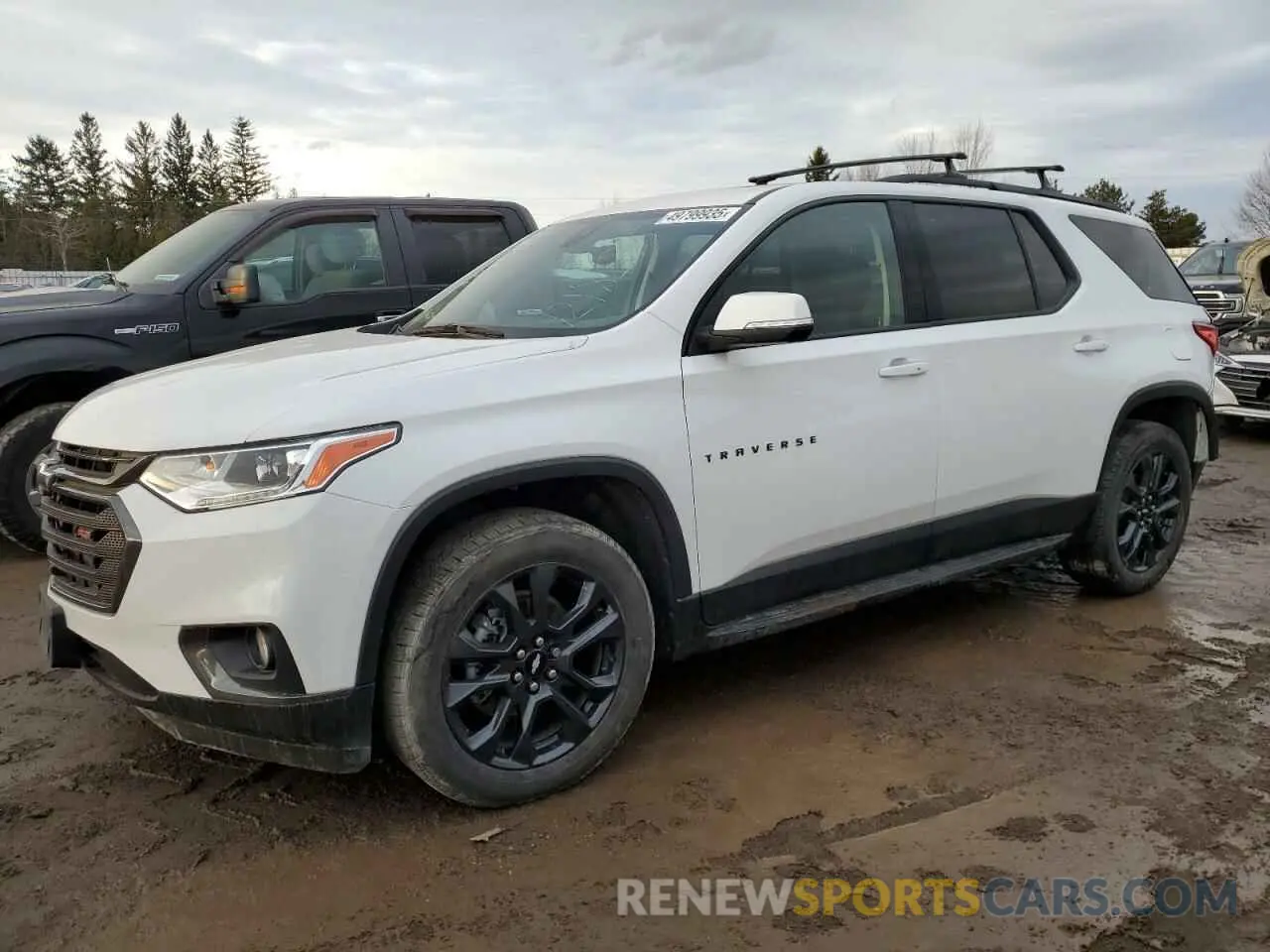 1 Photograph of a damaged car 1GNEVJKW3MJ162324 CHEVROLET TRAVERSE 2021