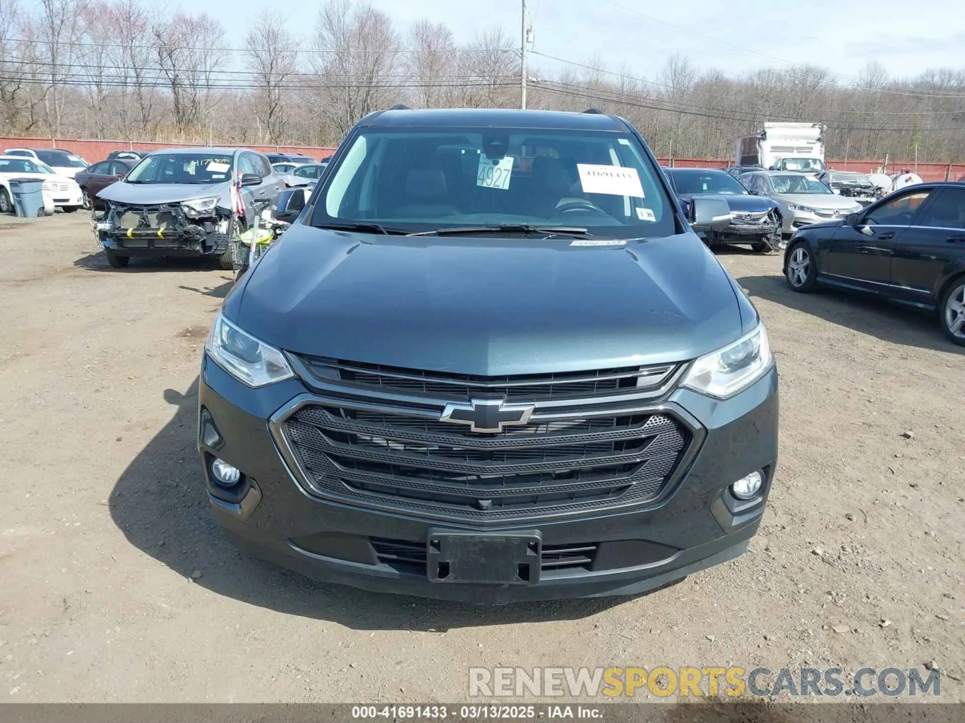 12 Photograph of a damaged car 1GNEVJKW4MJ141708 CHEVROLET TRAVERSE 2021