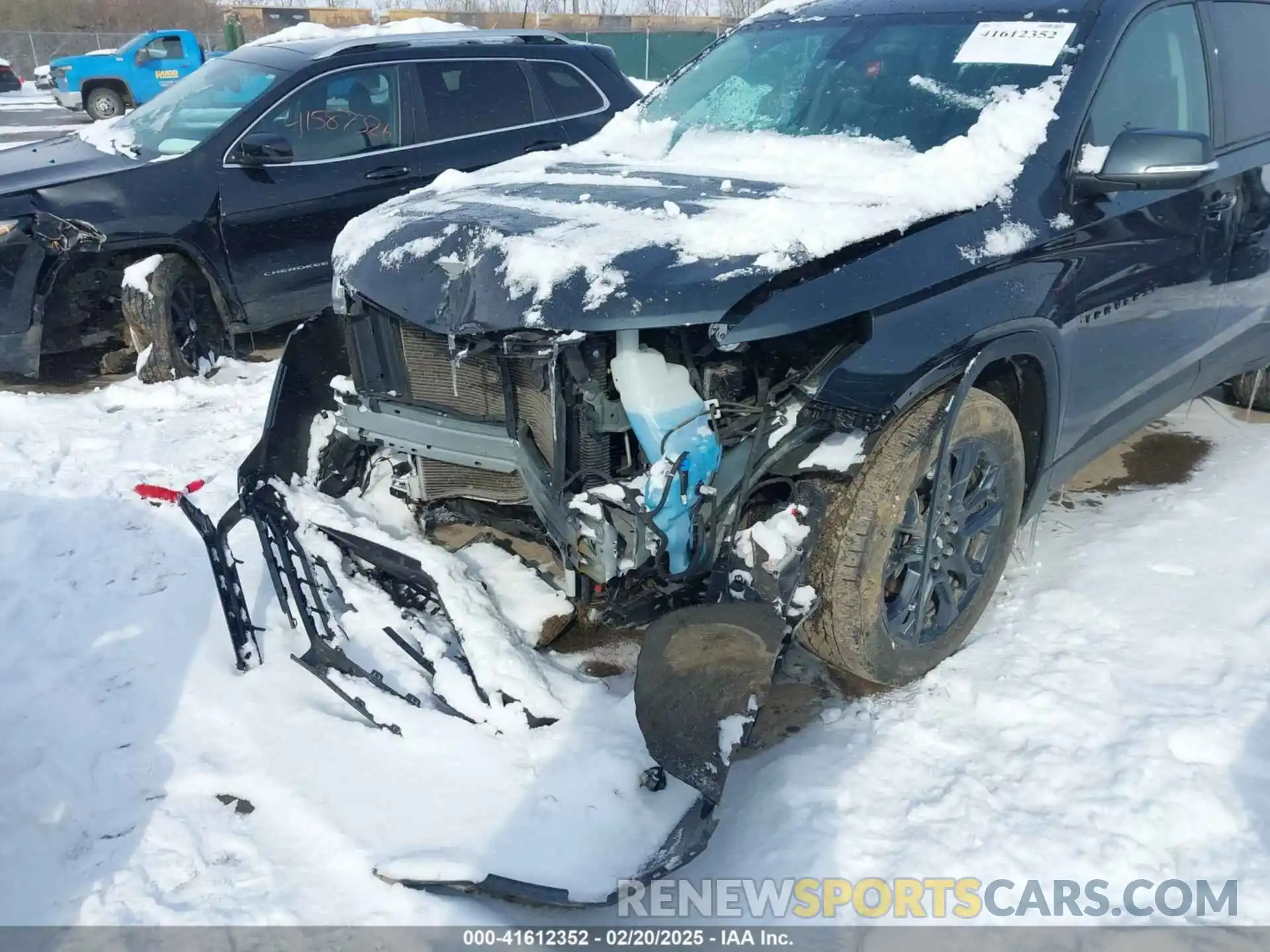 6 Photograph of a damaged car 1GNEVJKW8MJ185517 CHEVROLET TRAVERSE 2021