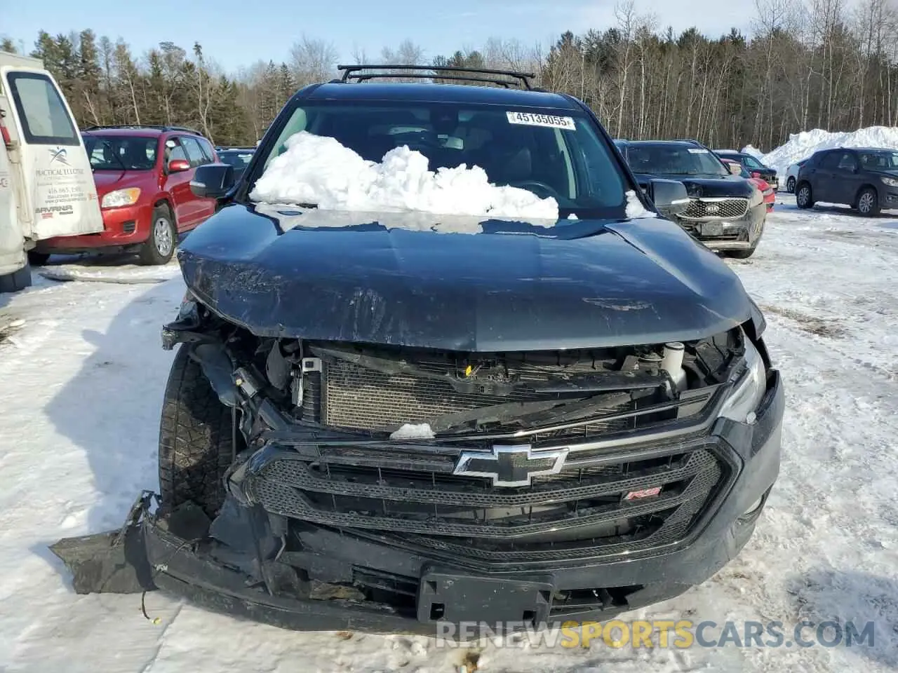 5 Photograph of a damaged car 1GNEVJKW9MJ144202 CHEVROLET TRAVERSE 2021