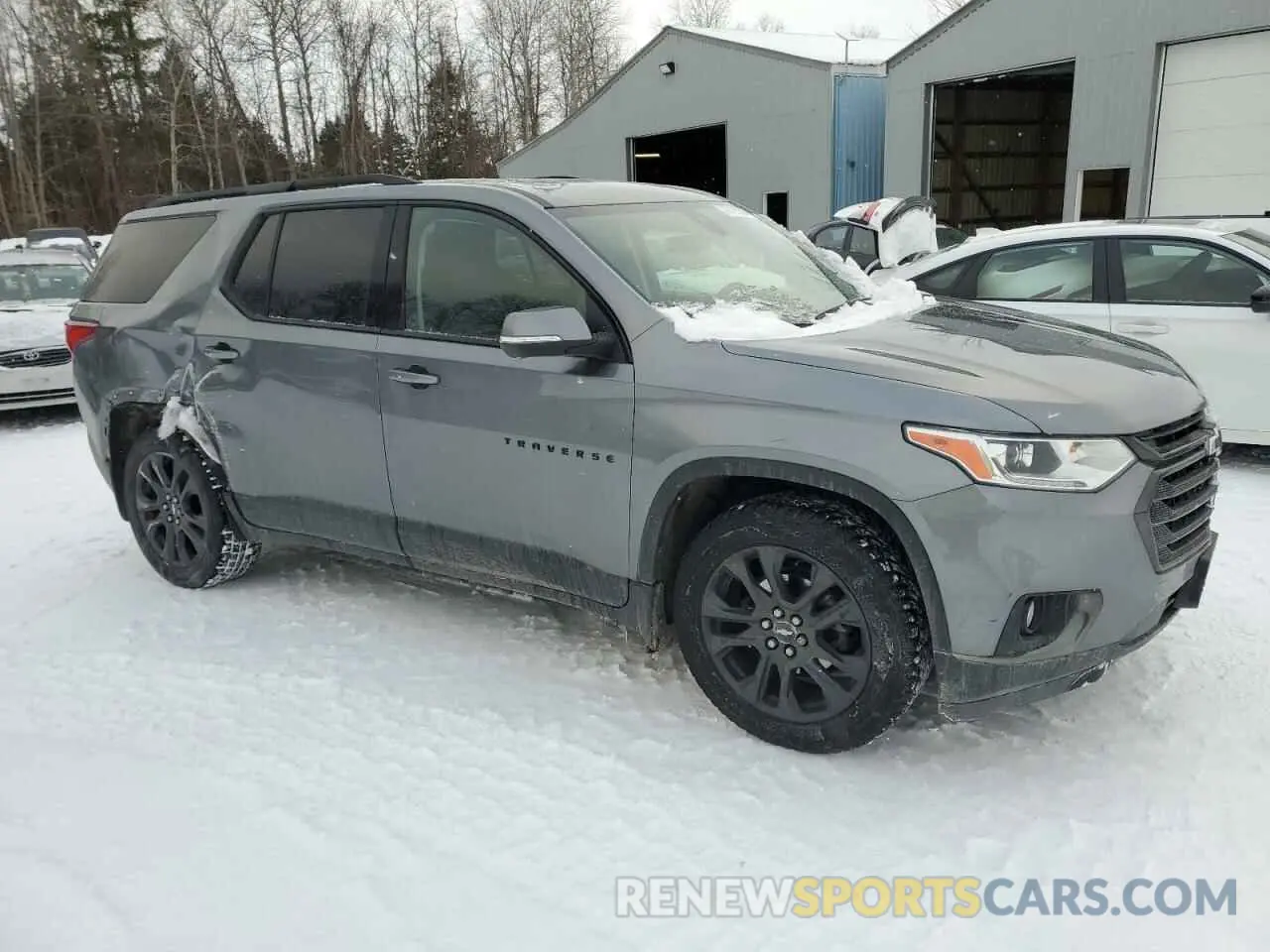 4 Photograph of a damaged car 1GNEVJKWXMJ117641 CHEVROLET TRAVERSE 2021