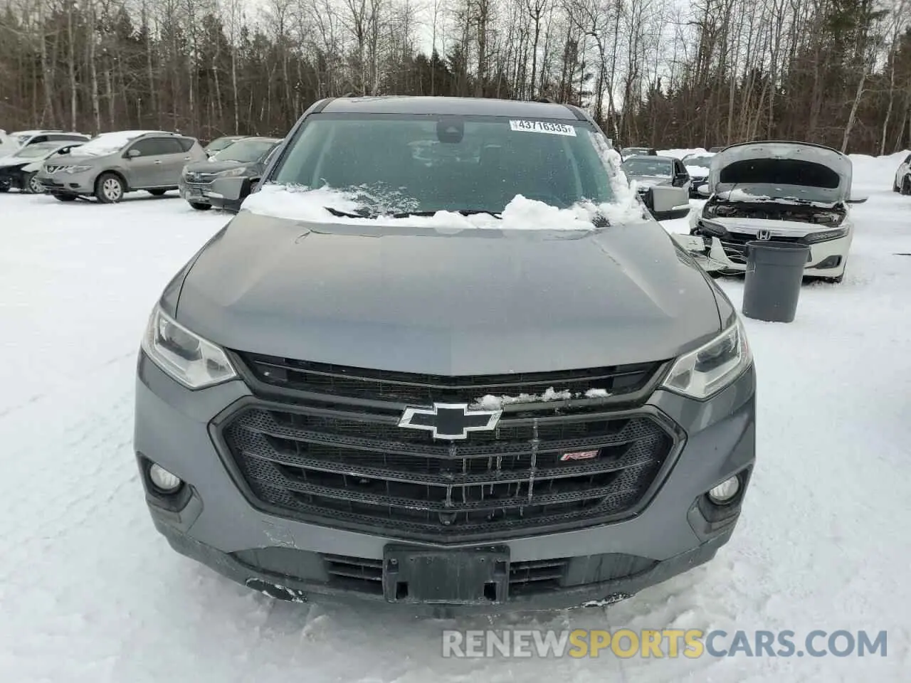 5 Photograph of a damaged car 1GNEVJKWXMJ117641 CHEVROLET TRAVERSE 2021