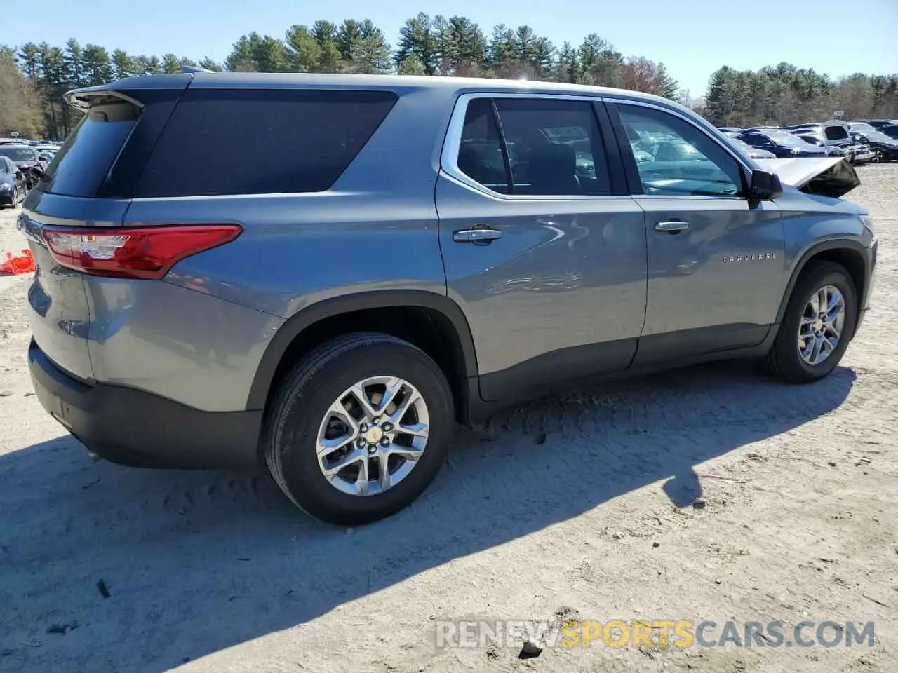 3 Photograph of a damaged car 1GNEVLKW8MJ169359 CHEVROLET TRAVERSE 2021