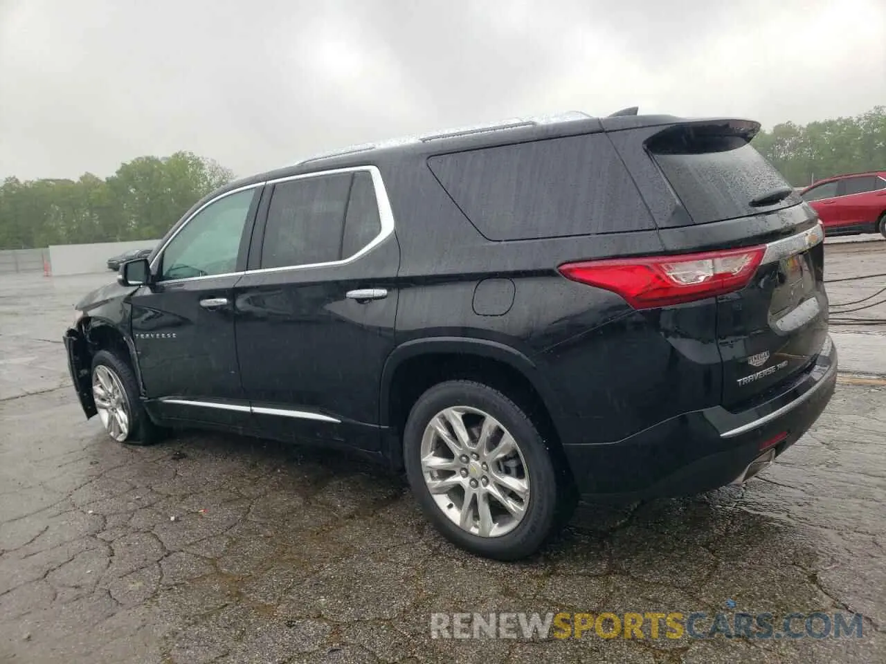 2 Photograph of a damaged car 1GNEVNKW5MJ266563 CHEVROLET TRAVERSE 2021