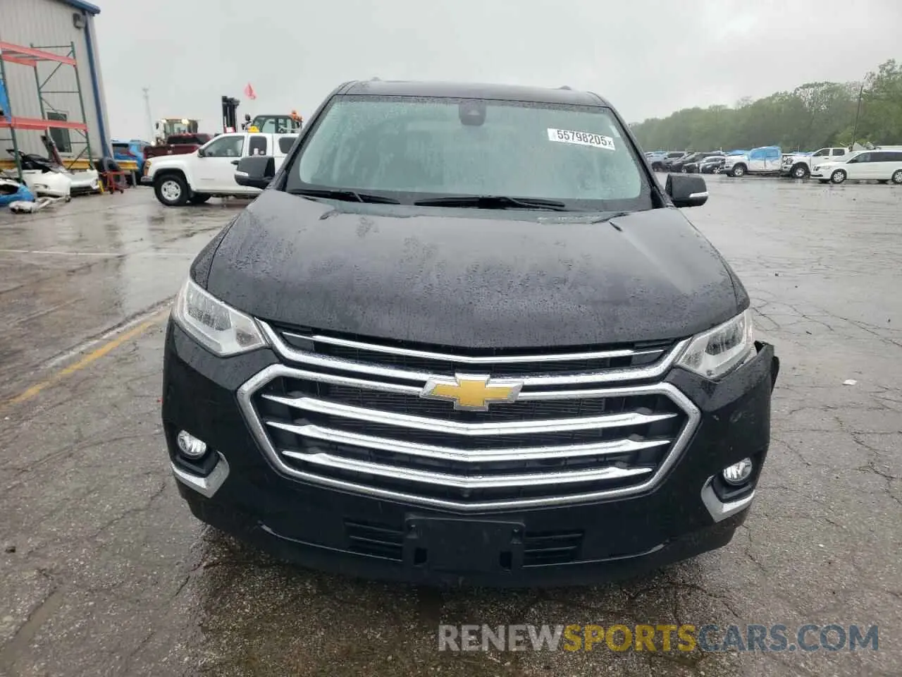 5 Photograph of a damaged car 1GNEVNKW5MJ266563 CHEVROLET TRAVERSE 2021