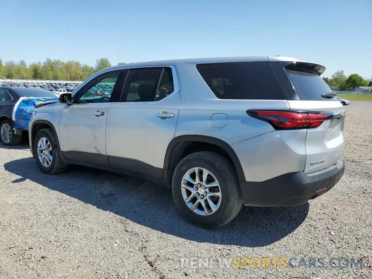 2 Photograph of a damaged car 1GNERFKW0NJ120518 CHEVROLET TRAVERSE 2022