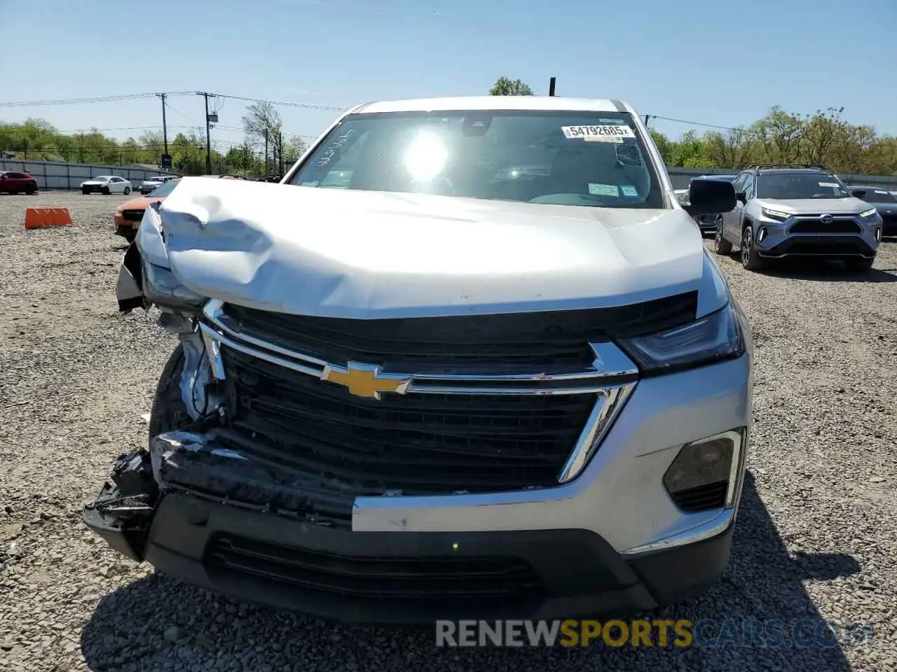 5 Photograph of a damaged car 1GNERFKW0NJ120518 CHEVROLET TRAVERSE 2022