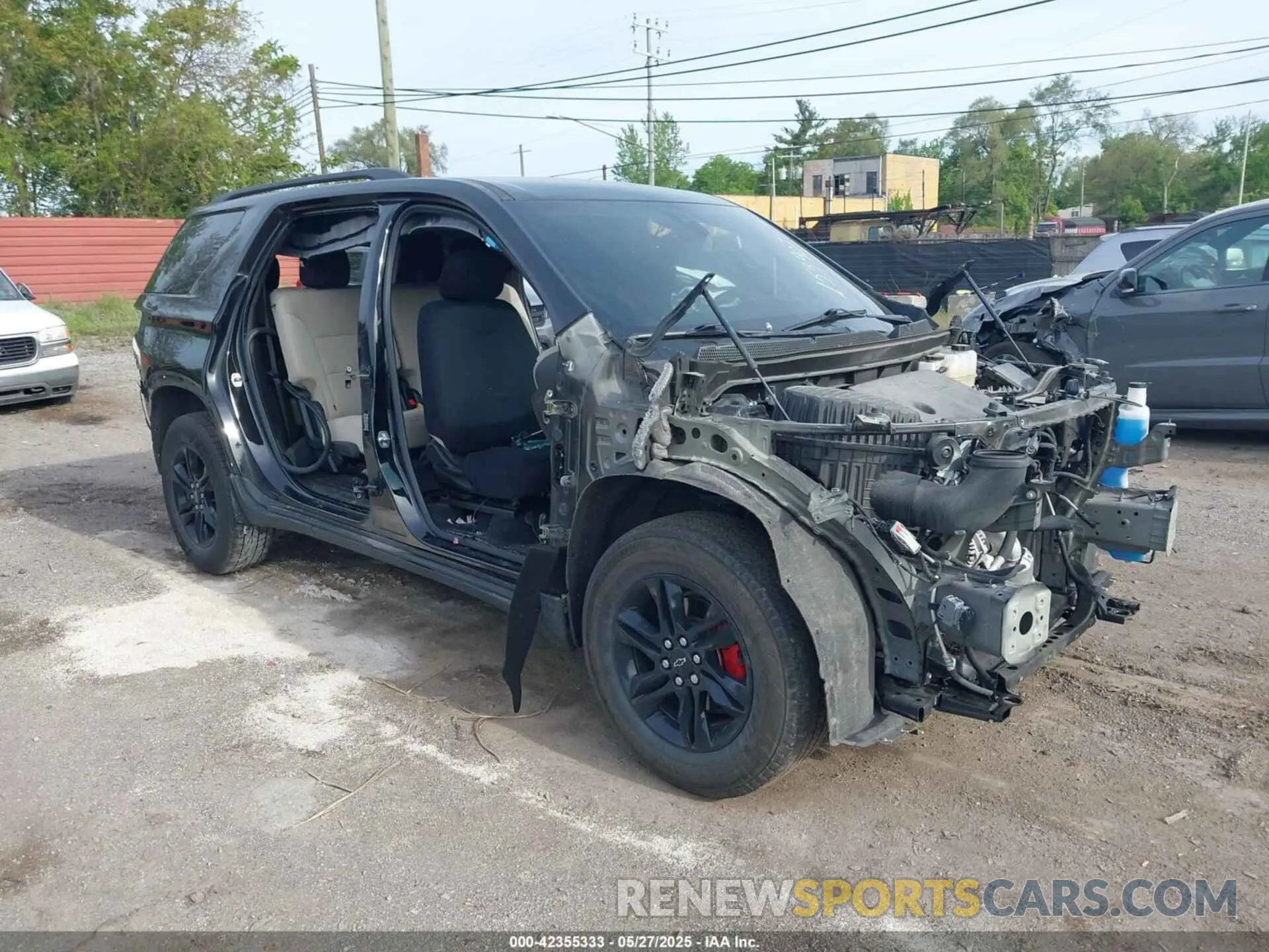 1 Photograph of a damaged car 1GNERFKW0NJ153907 CHEVROLET TRAVERSE 2022