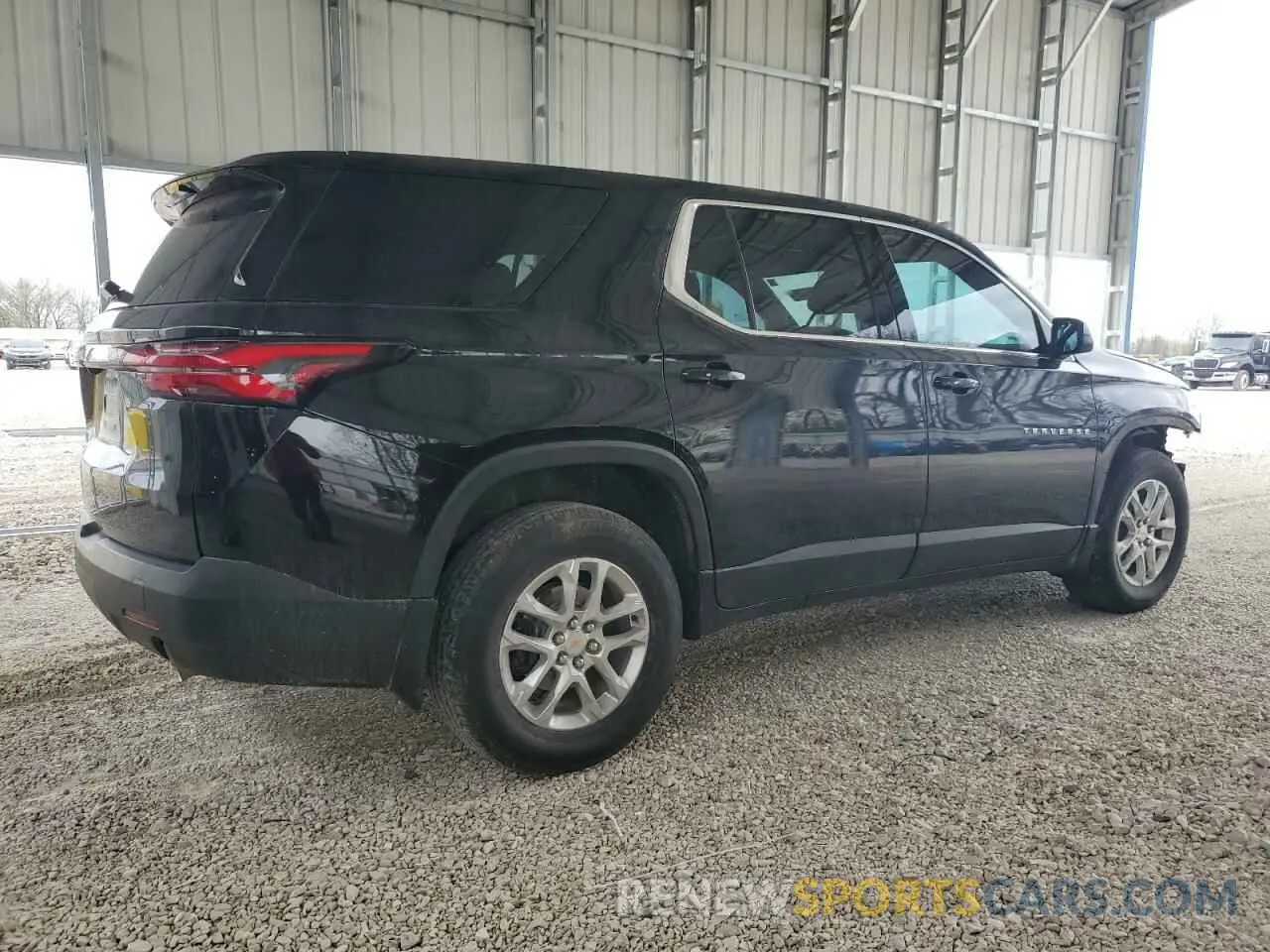 3 Photograph of a damaged car 1GNERFKW2NJ101369 CHEVROLET TRAVERSE 2022